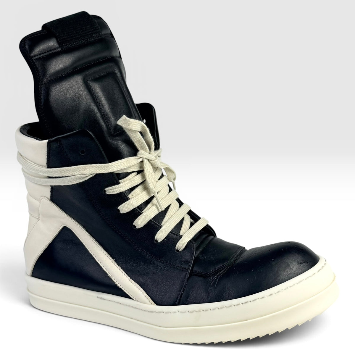 Rick Owens Geobasket Black/Milk