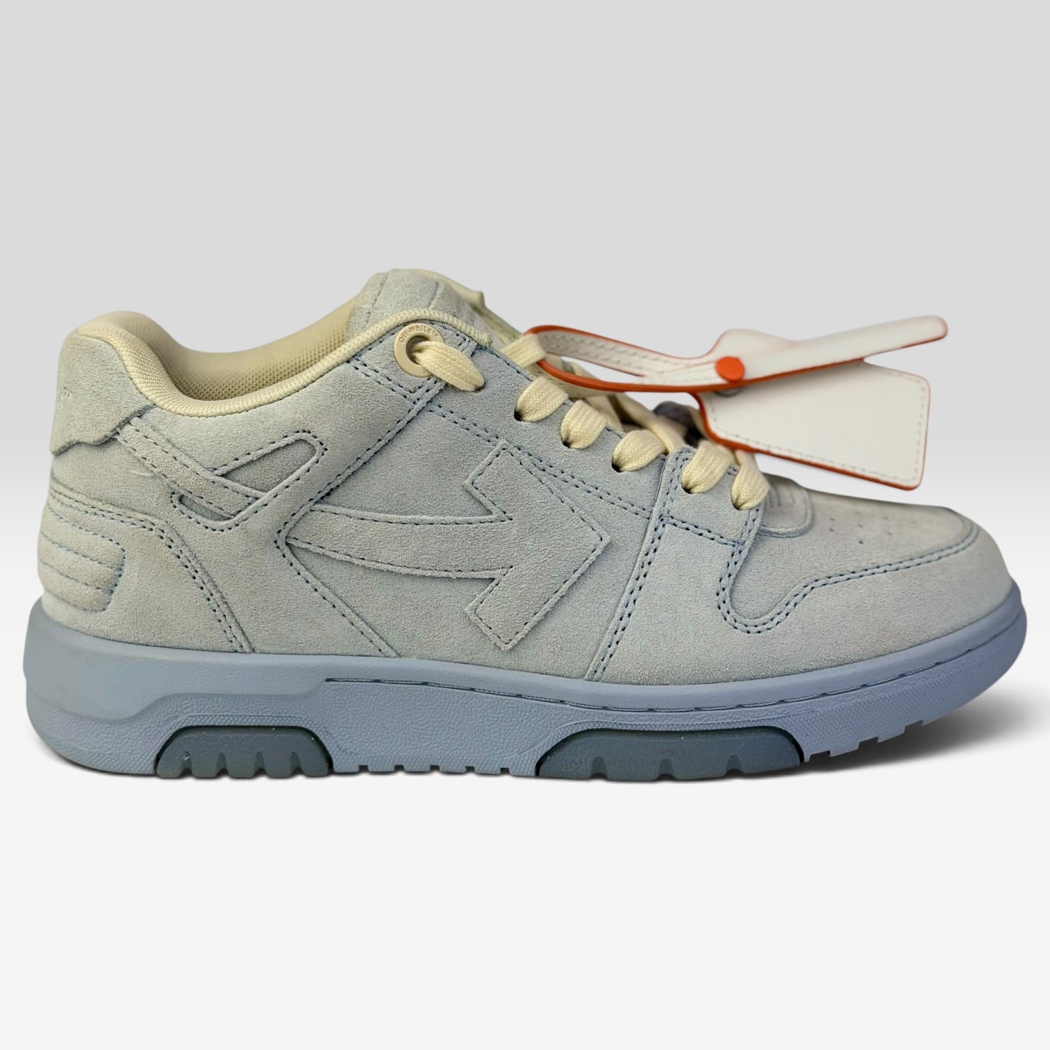 Off-White Out Of Office Light Blue Suede | Sneakers Off-White