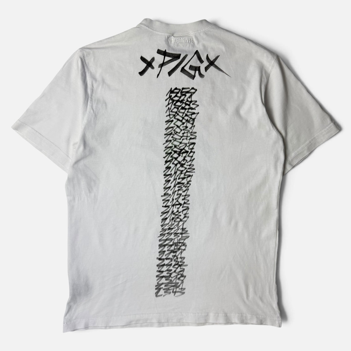 Vetements SS19 "White Pig" Chinese Zodiac T-Shirt