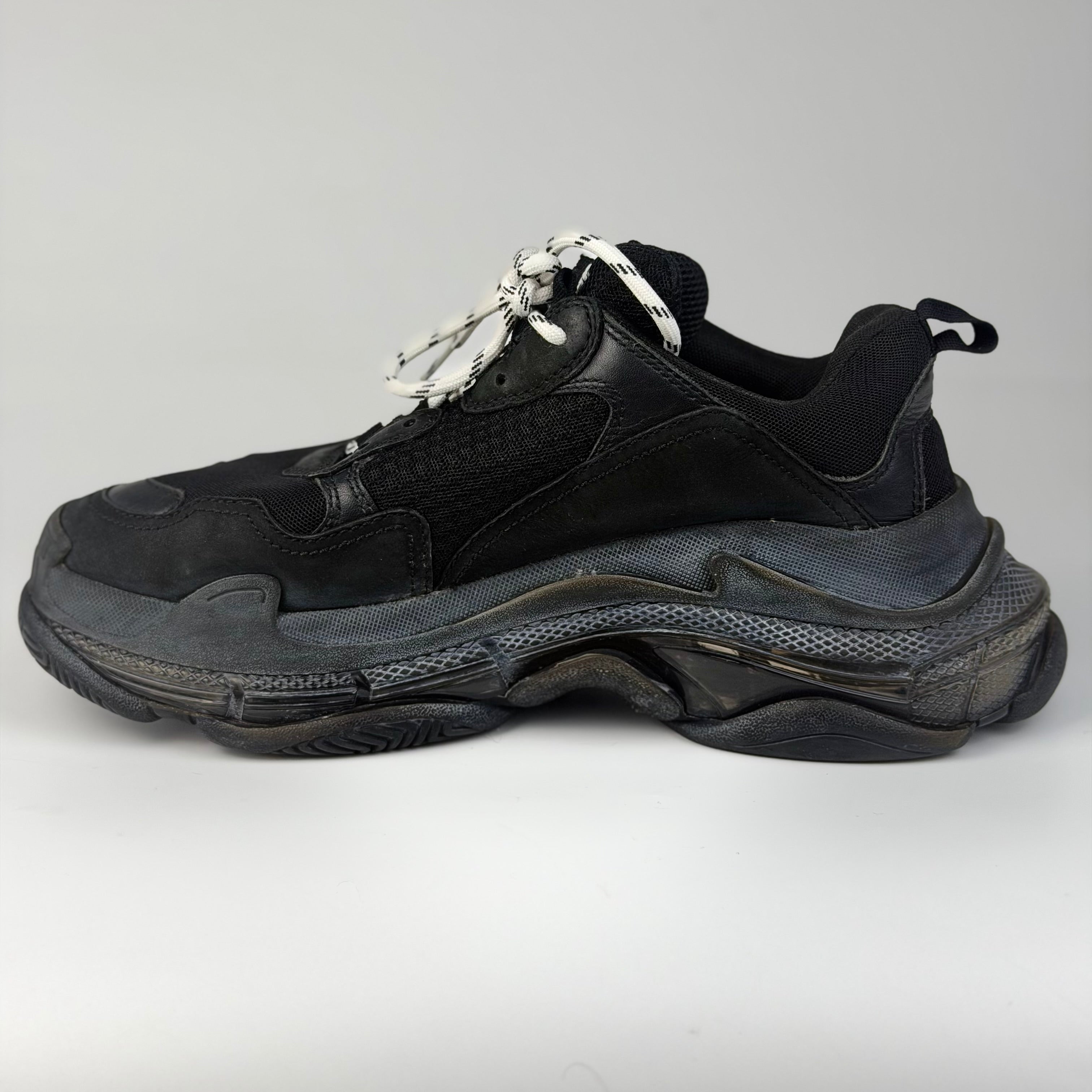 Balenciaga Triple S Black Clear Sole