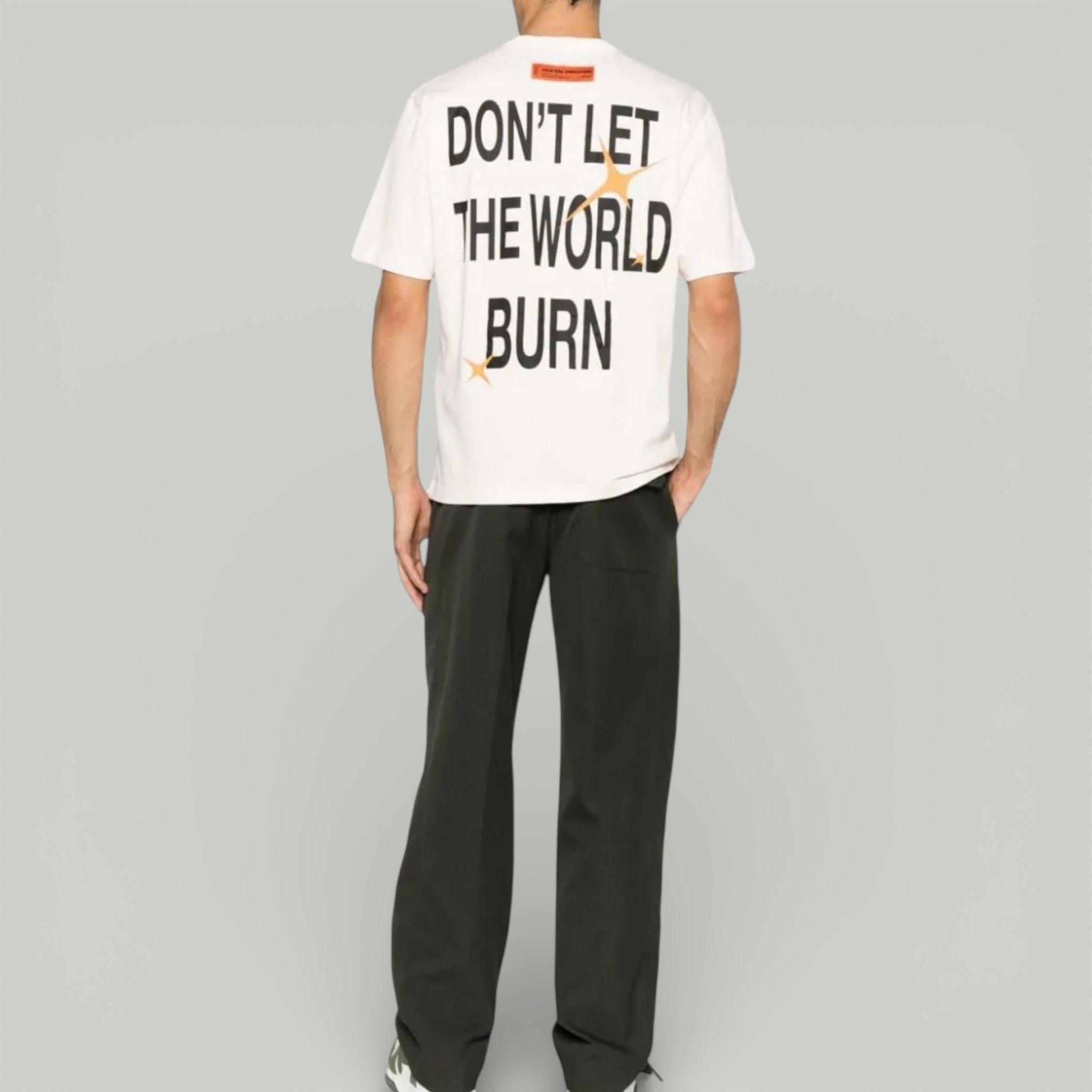 Heron Preston Light Pink HP Globe T-shirt
