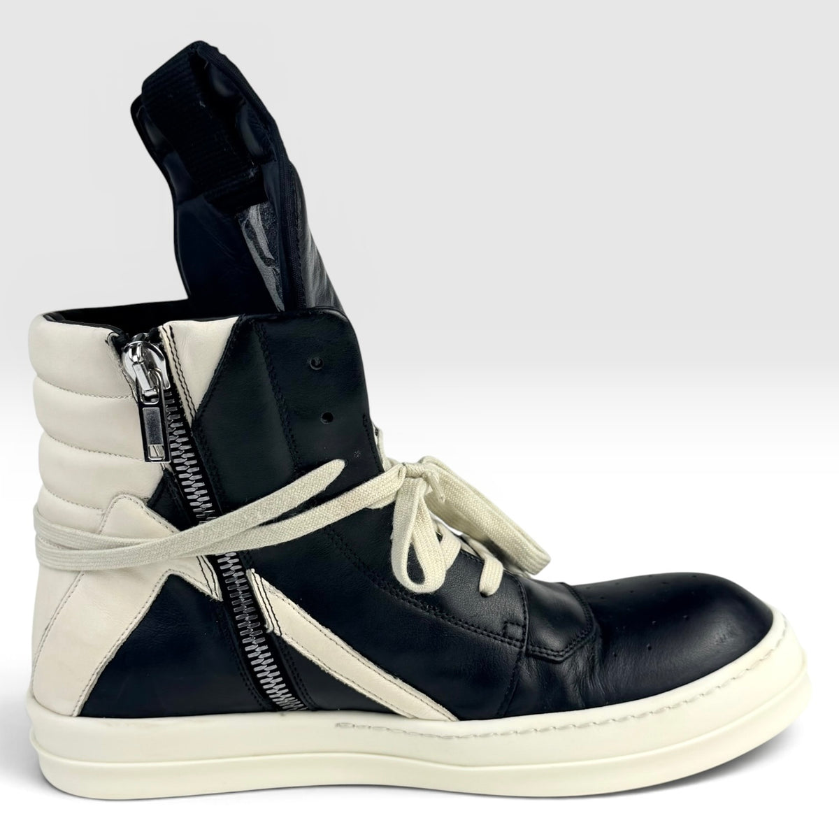 Rick Owens Geobasket Black/Milk