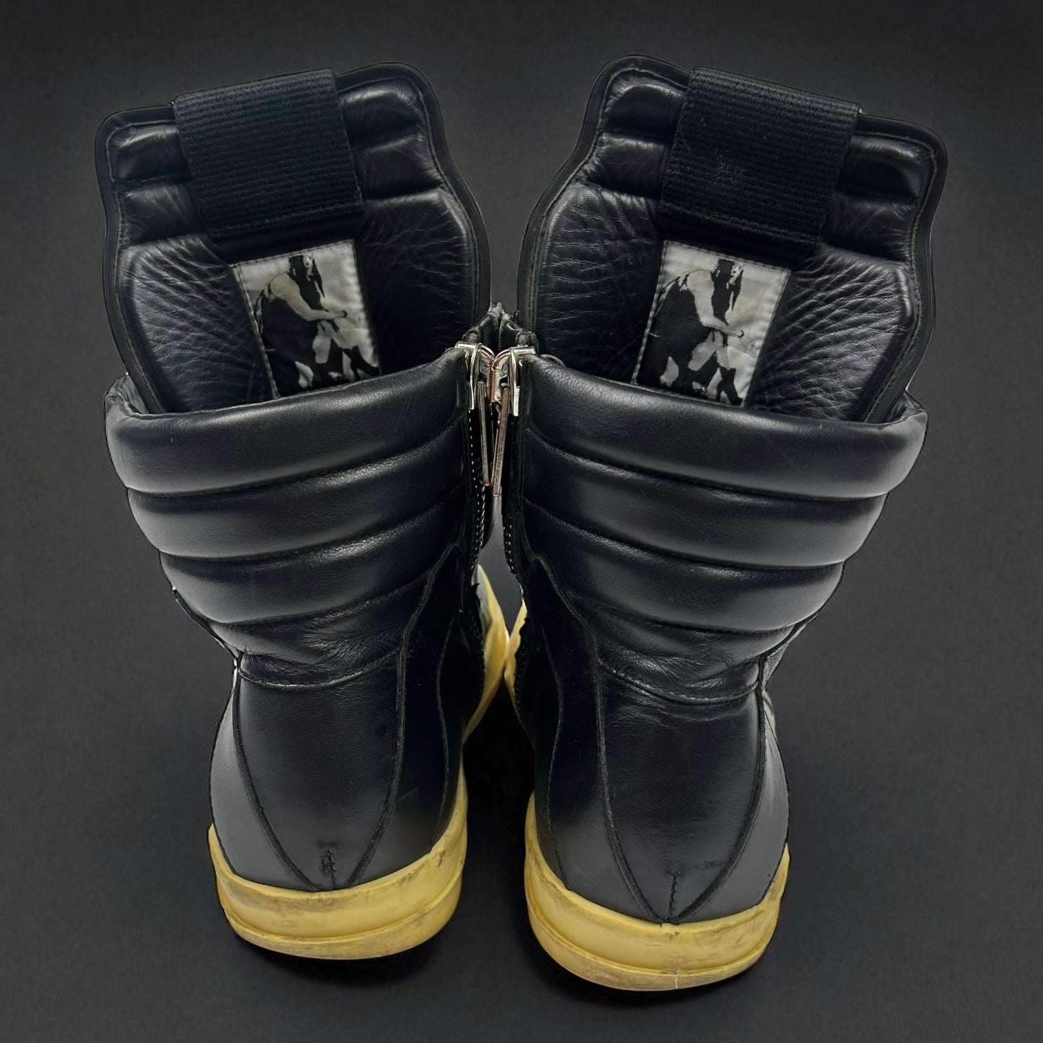 Rick Owens Geobasket Black Milk