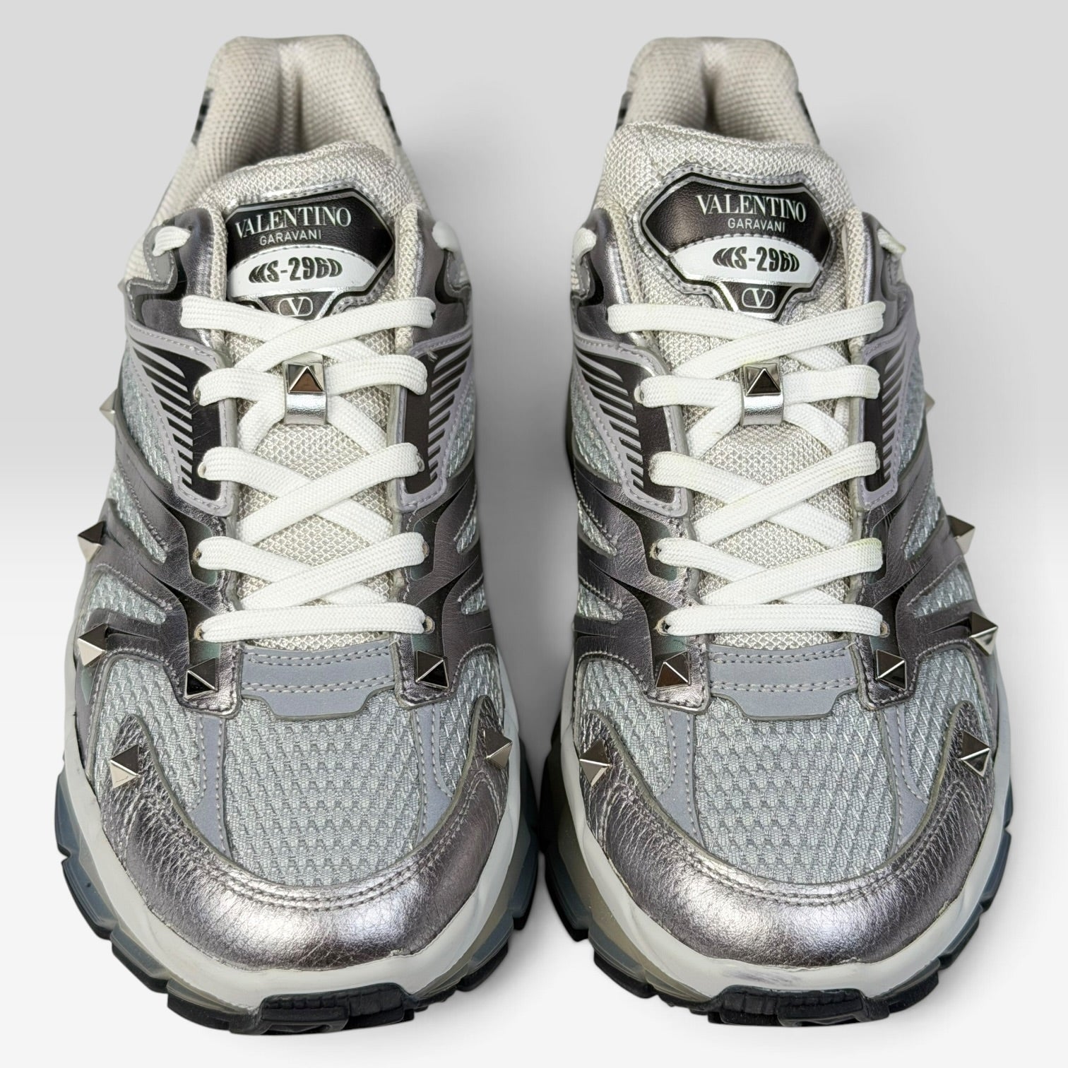Valentino Garavani MS-2960 Rockstud Silver/Graphite
