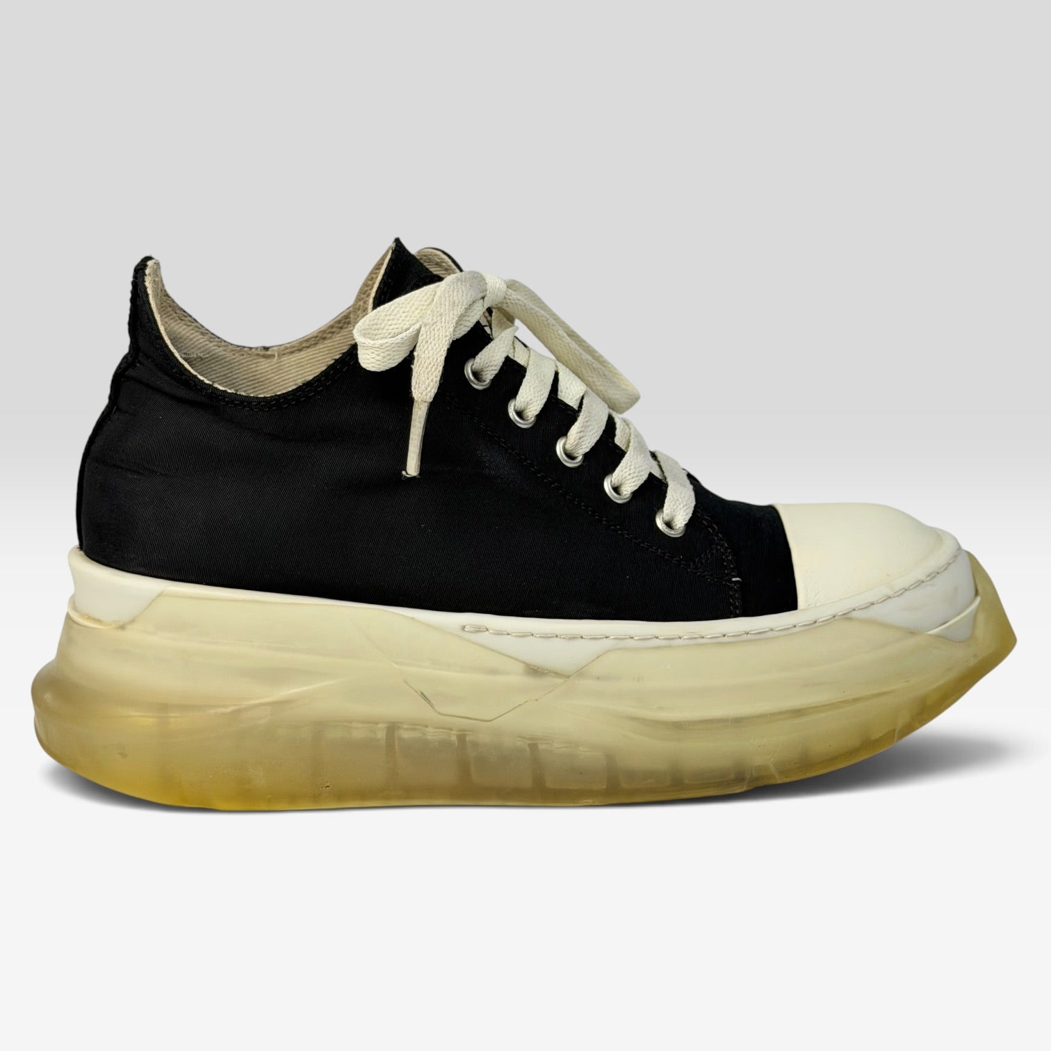 Rick Owens DRKSHDW Abstract Clear Sole Low Black