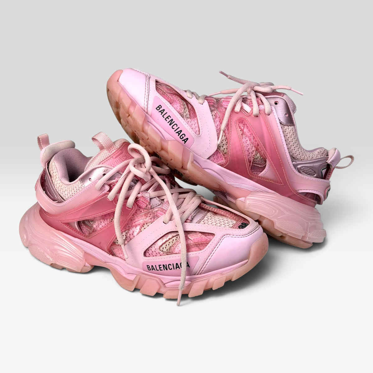 Balenciaga Track Clear Sole Pink