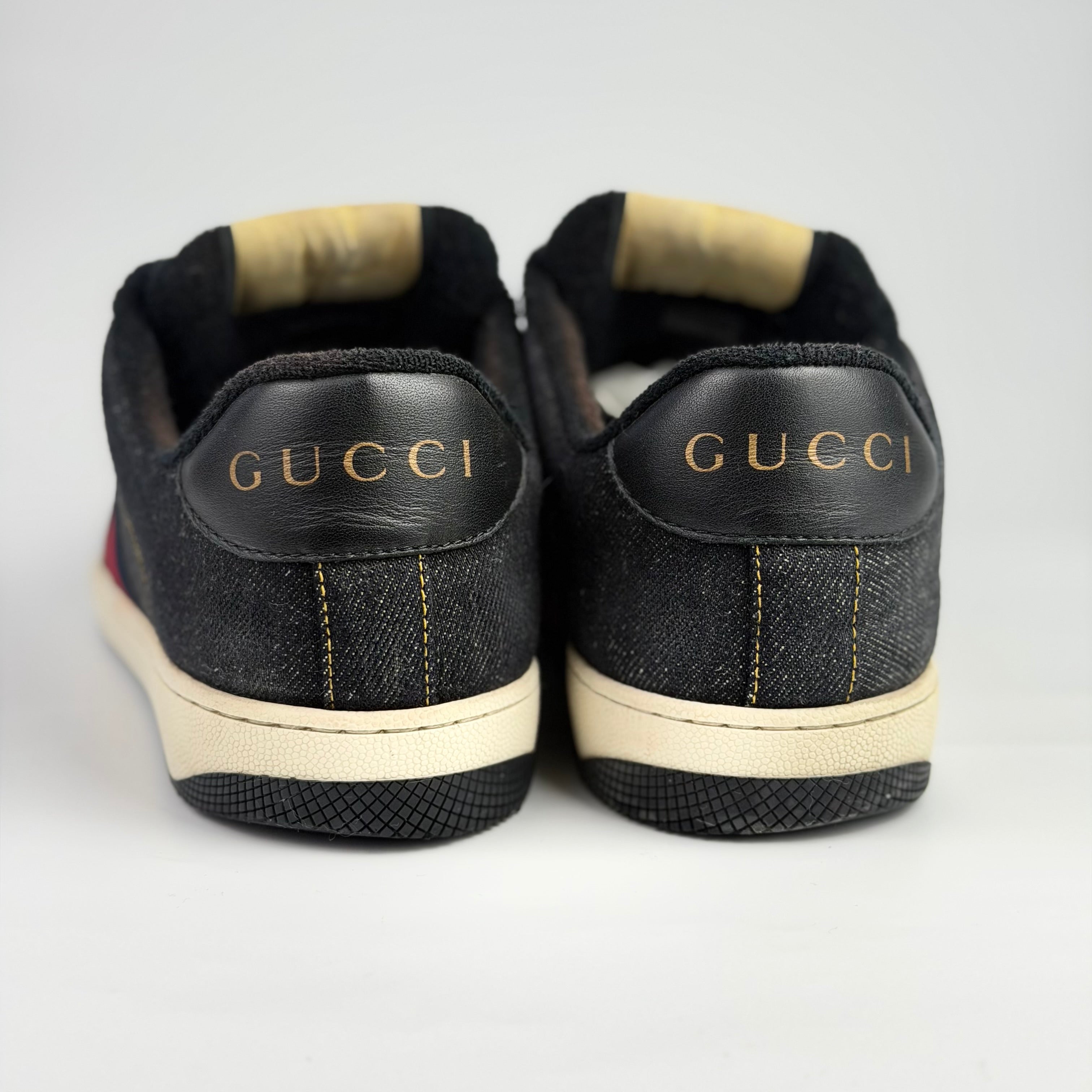 Gucci Screener Denim Sneakers