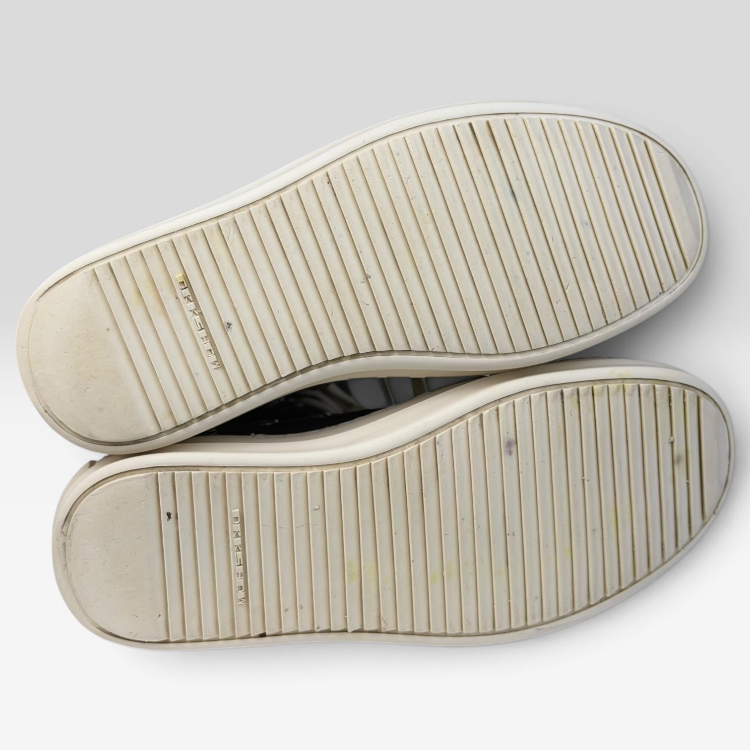 Rick Owens DRKSHDW Ramones High License Plate Black/Milk | Sneakers Rick Owens