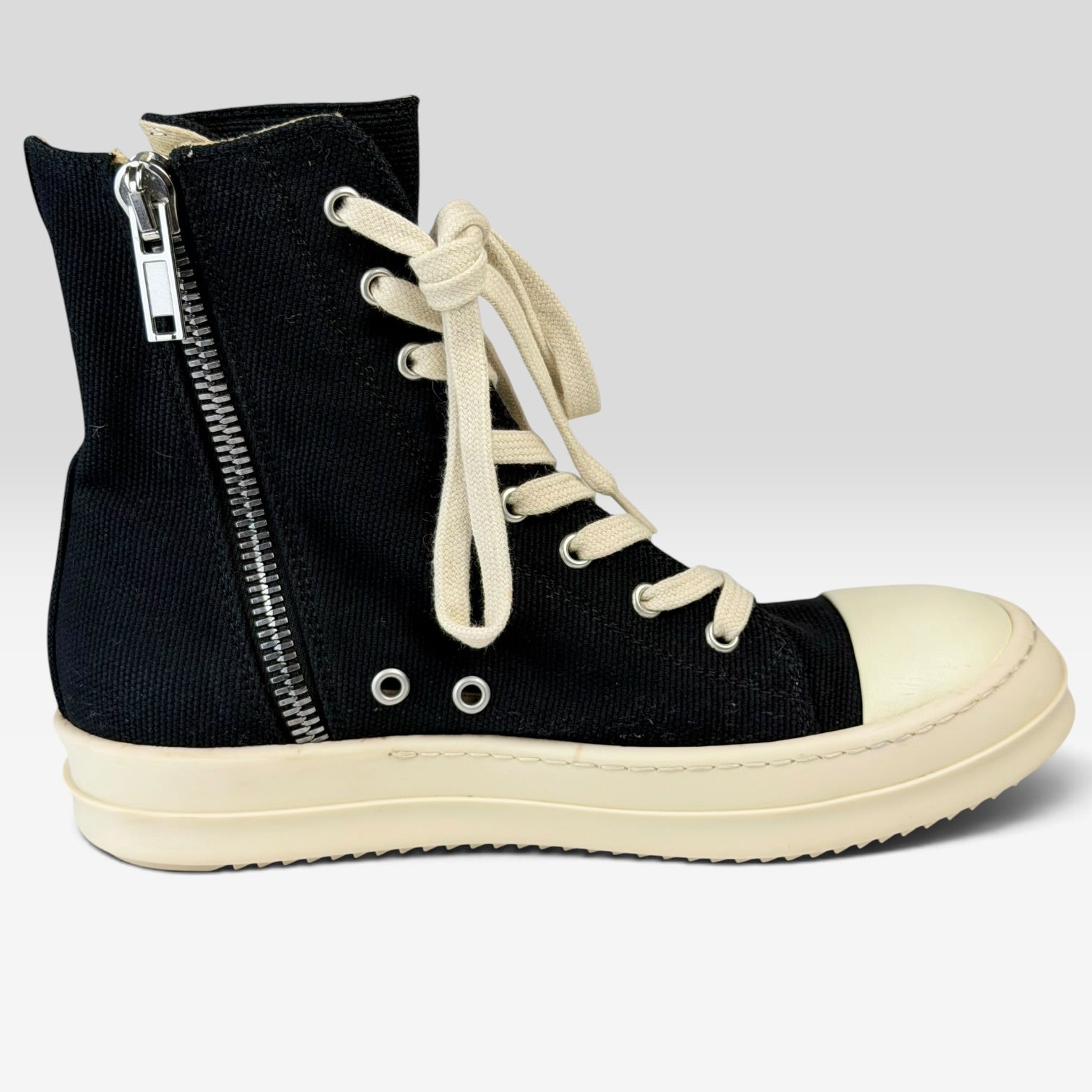Rick Owens DRKSHDW Ramones High Black/Milk