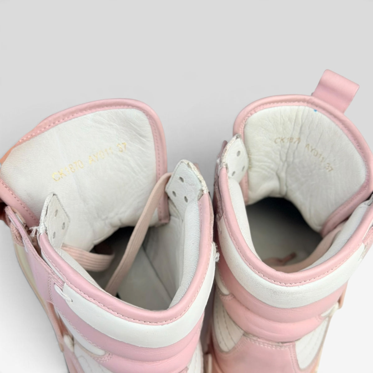 Dolce & Gabbana Custom 2.Zero High-Top Sneaker White/Nude