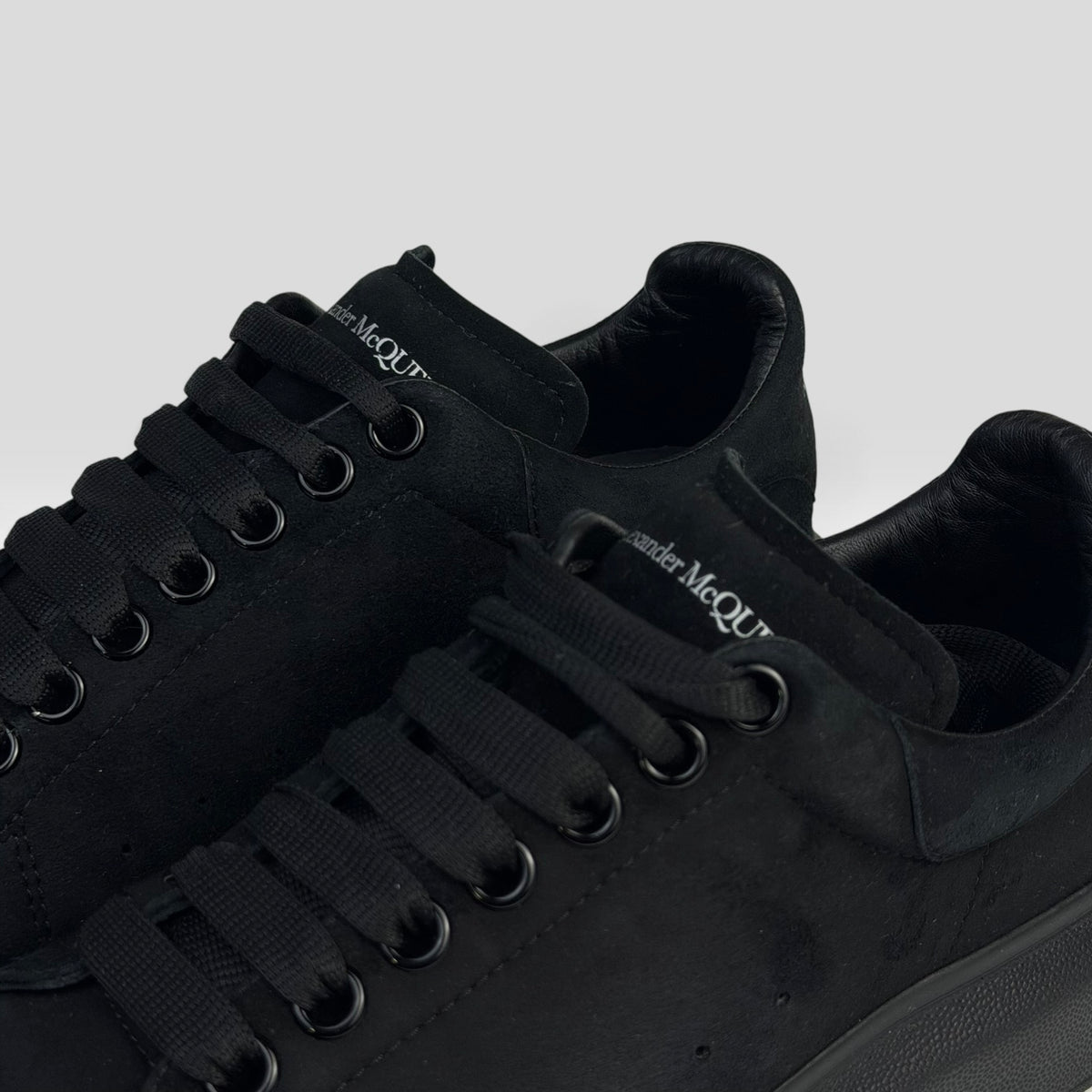 Alexander McQueen Oversized Sneaker Black Suede