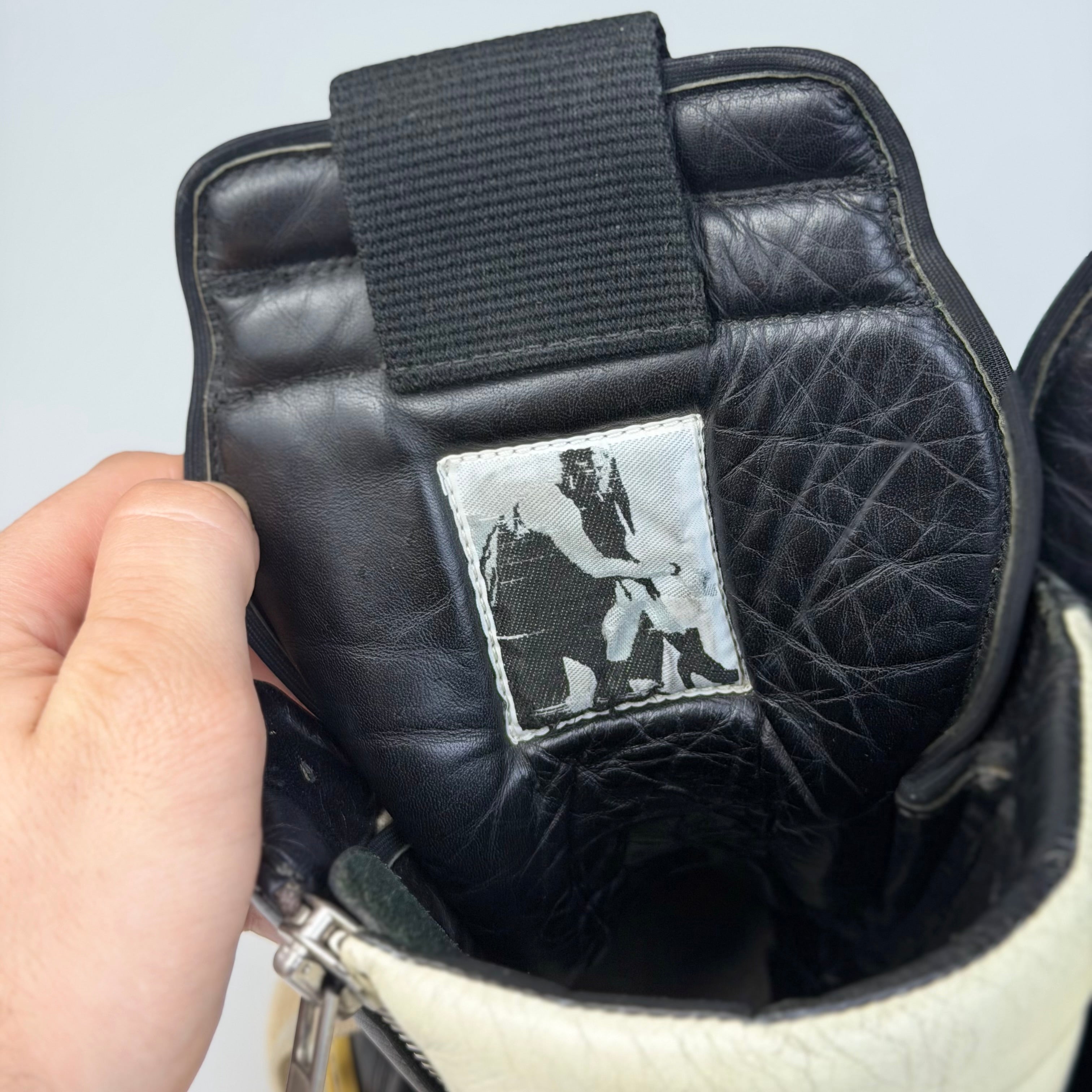 Rick Owens SS16 Cyclops Geobasket Black/Milk