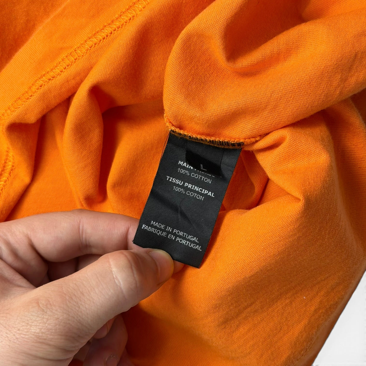 Vetements "Staff" Reflective T-Shirt Orange