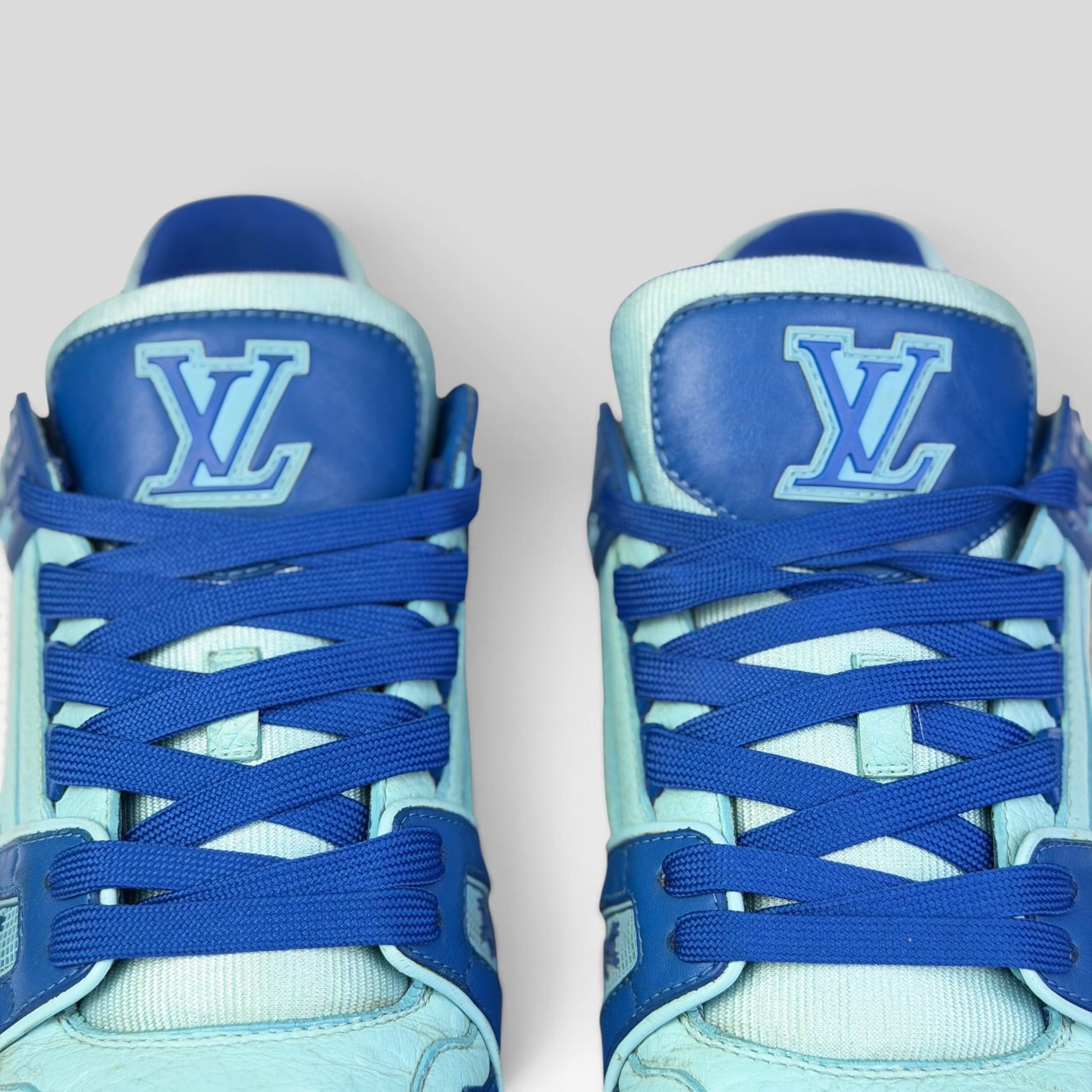 Louis Vuitton LV Trainer Sky Blue/Teal Monogram