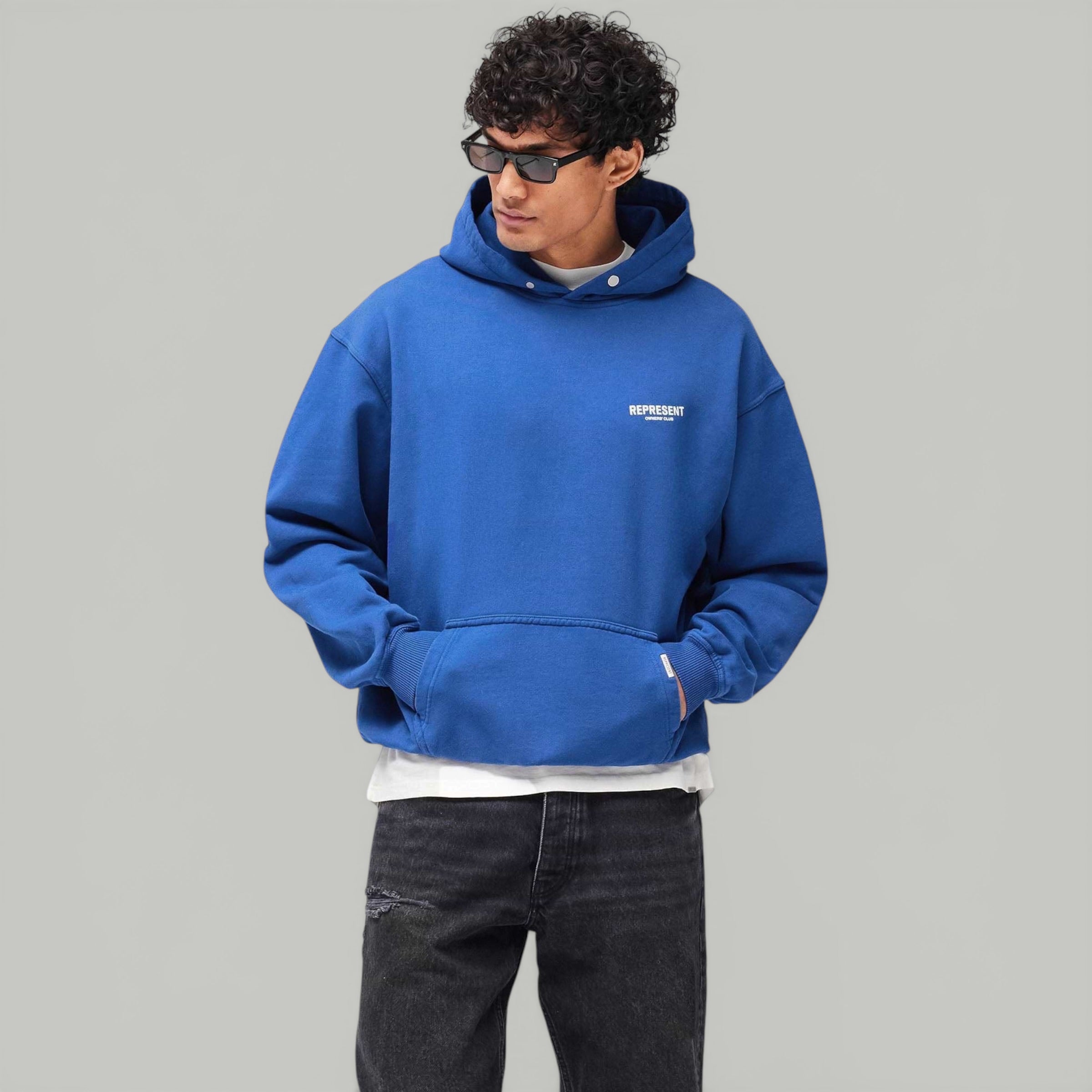 Represent Cobalt Blue Hoodie