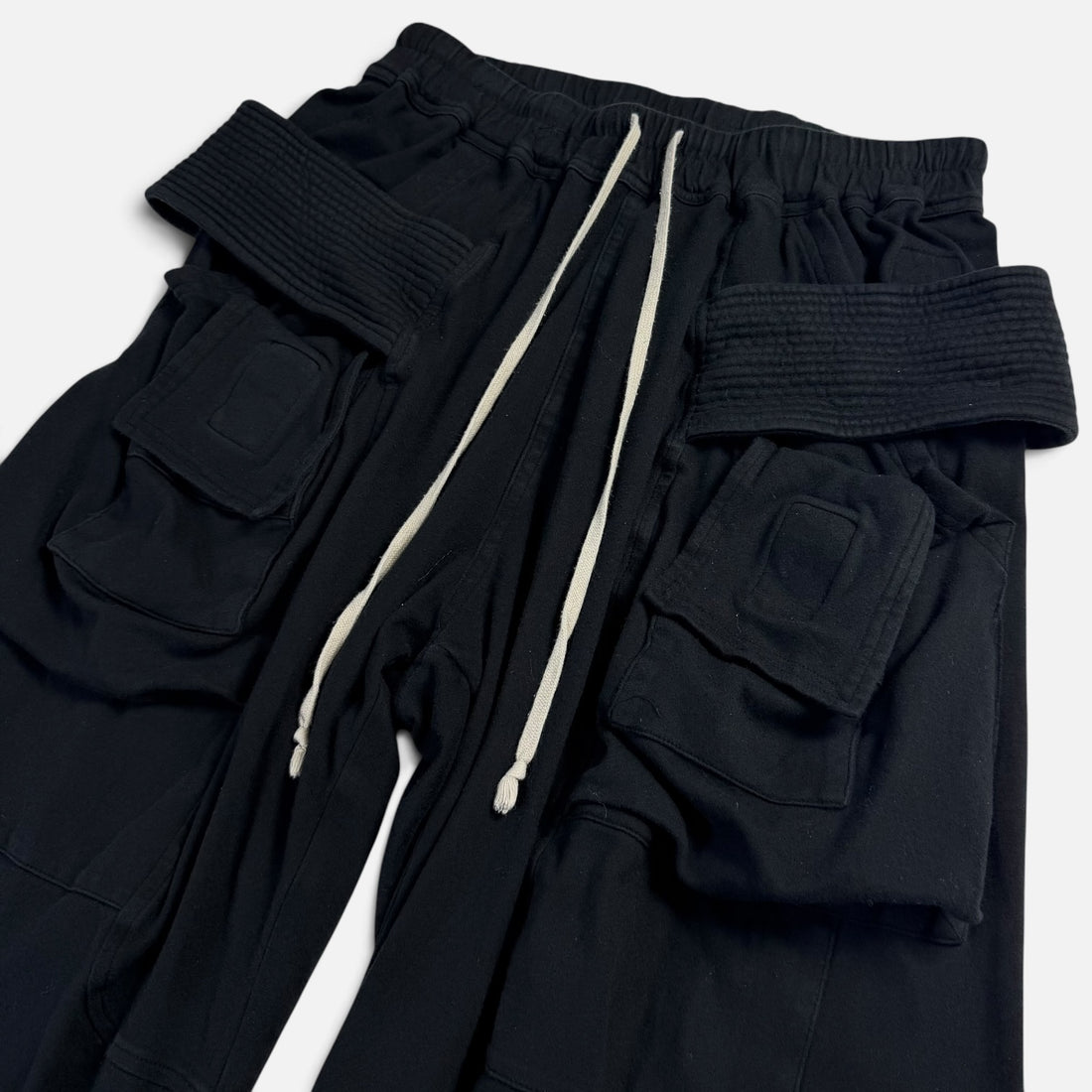 Rick Owens DRKSHDW Creatch Cargo Pants Wide Leg Black | Pantaloni Rick Owens