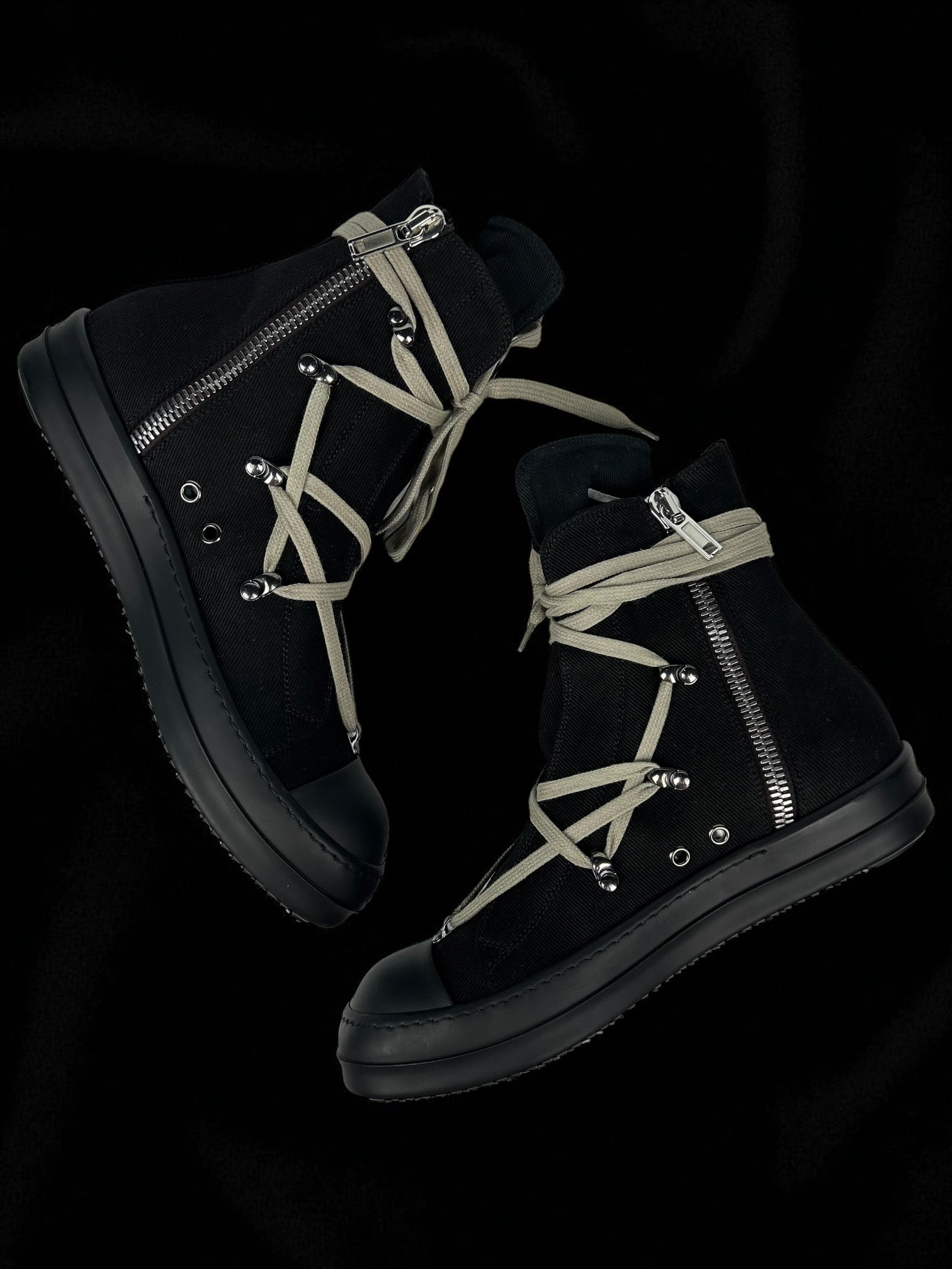 Rick Owens Ramones Hexagram Black