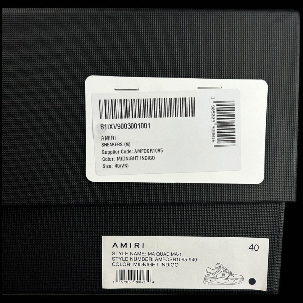 Amiri MA-1 Blue Bandana Denim