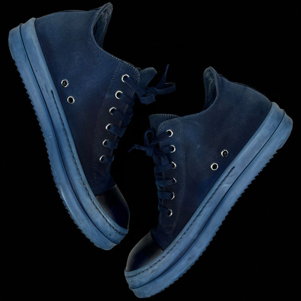 Rick Owens Ramones Low Indigo Dye