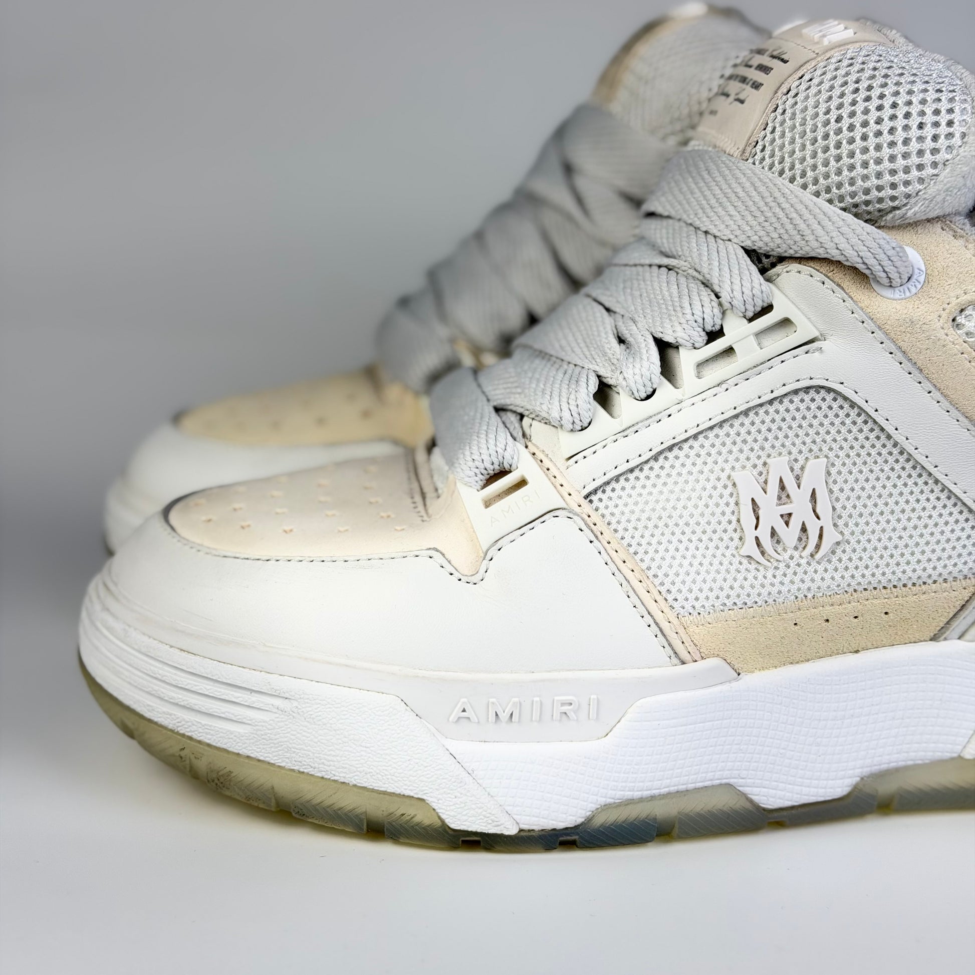 Amiri MA-1 Alabaster White Sneakers