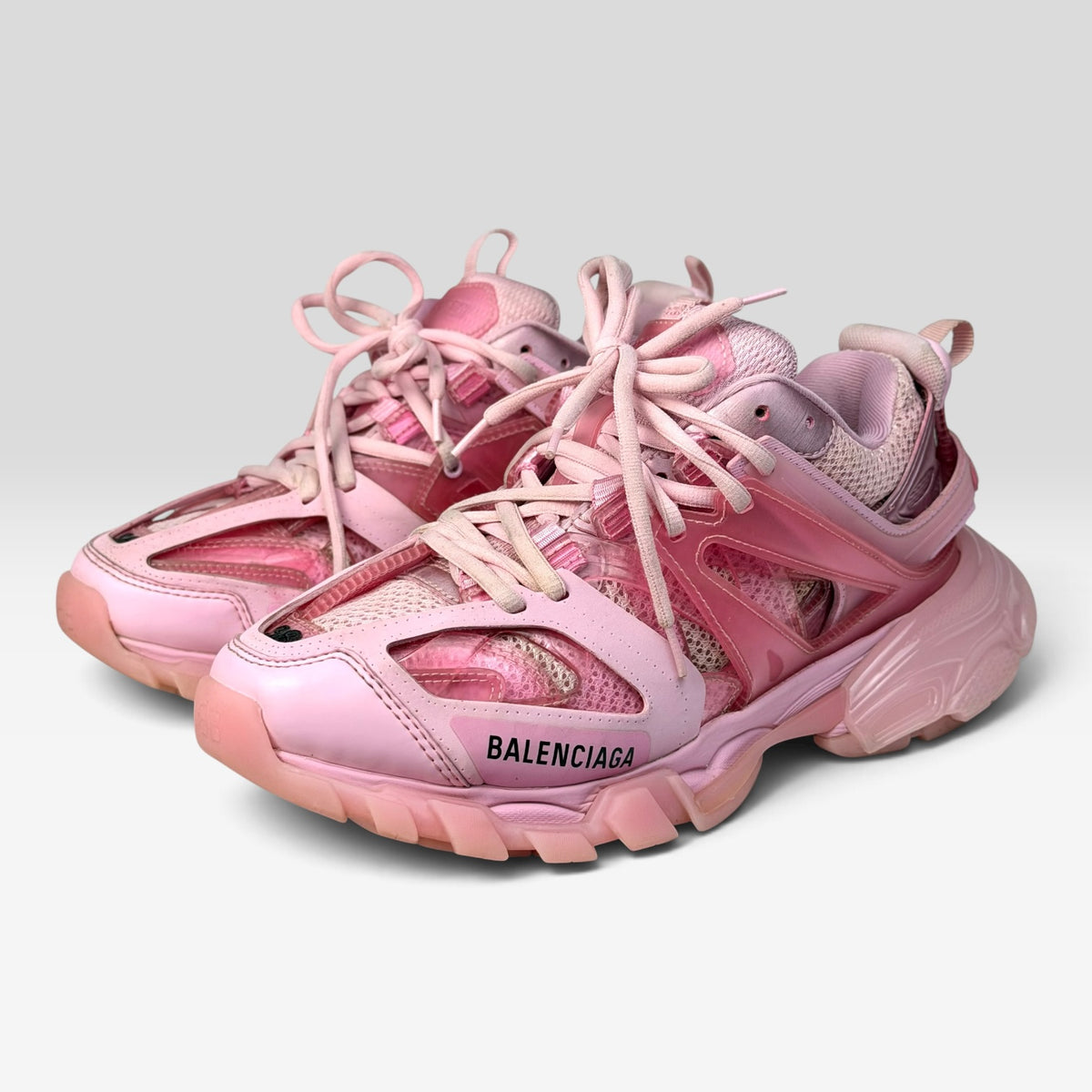 Balenciaga Track Clear Sole Pink