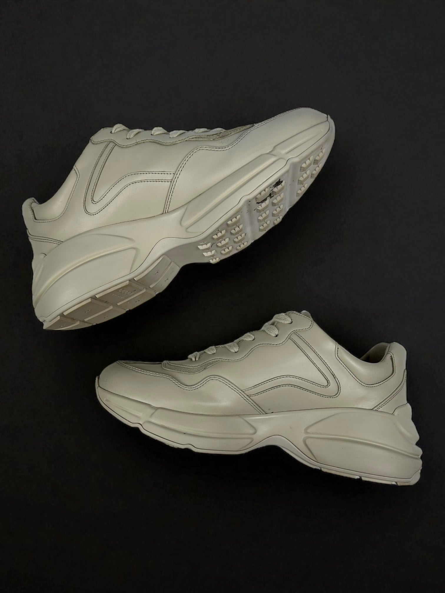 Gucci Rhyton Leather Sneakers