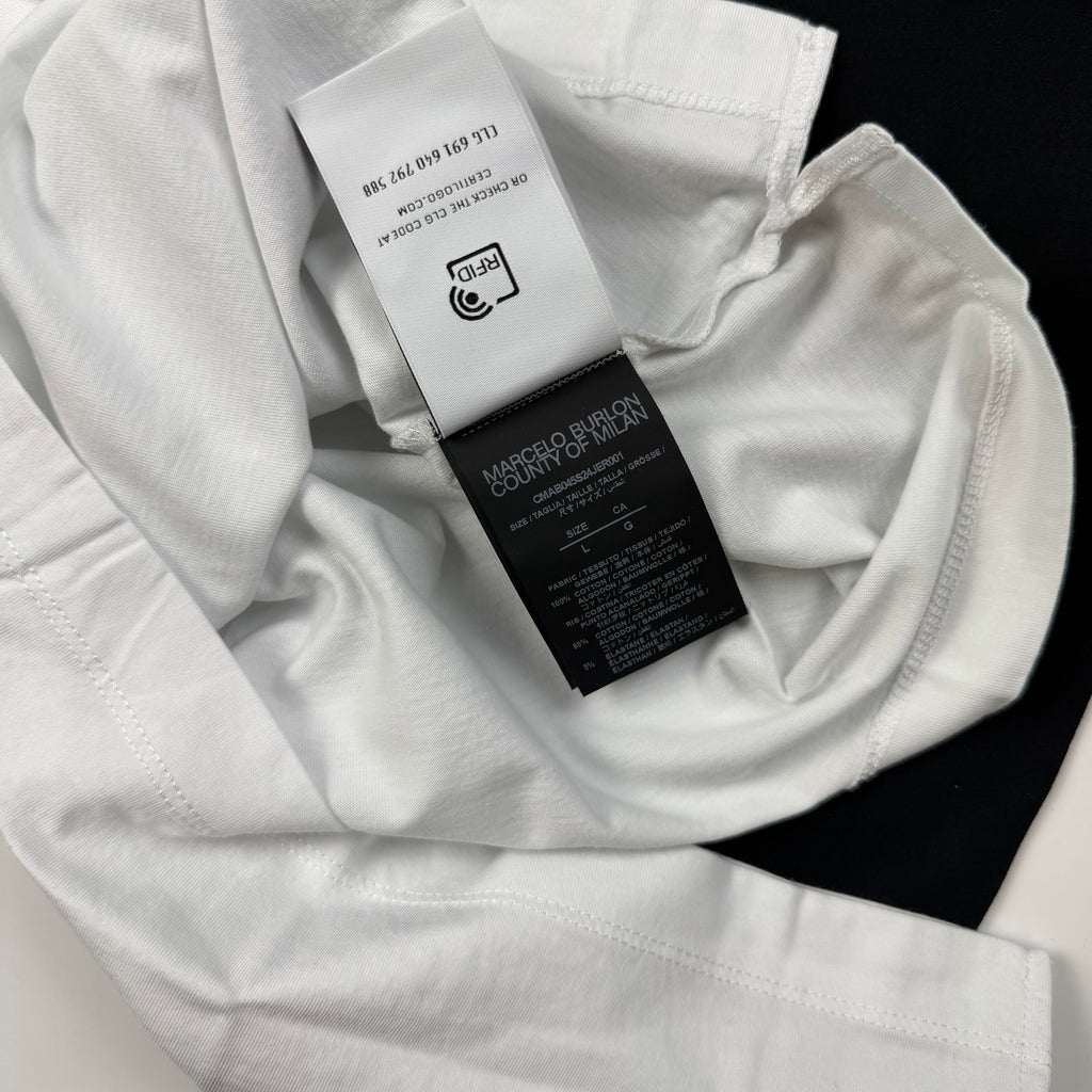 Marcelo Burlon Logo Raglan Longsleeve T-shirt