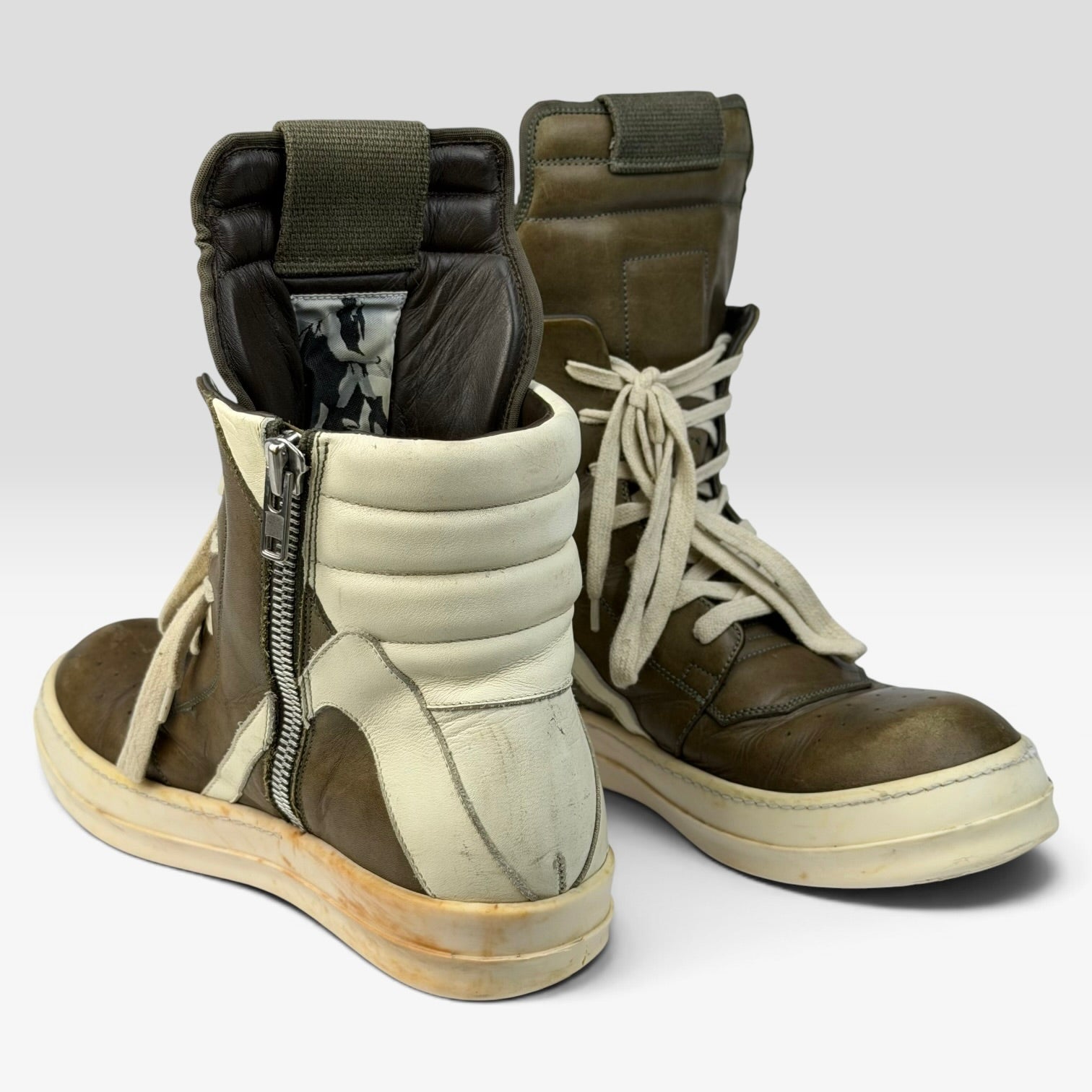 Rick Owens Geobasket Brown/Milk 2016