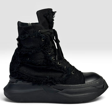 Rick Owens DRKSHDW Destroyed Abstract Black