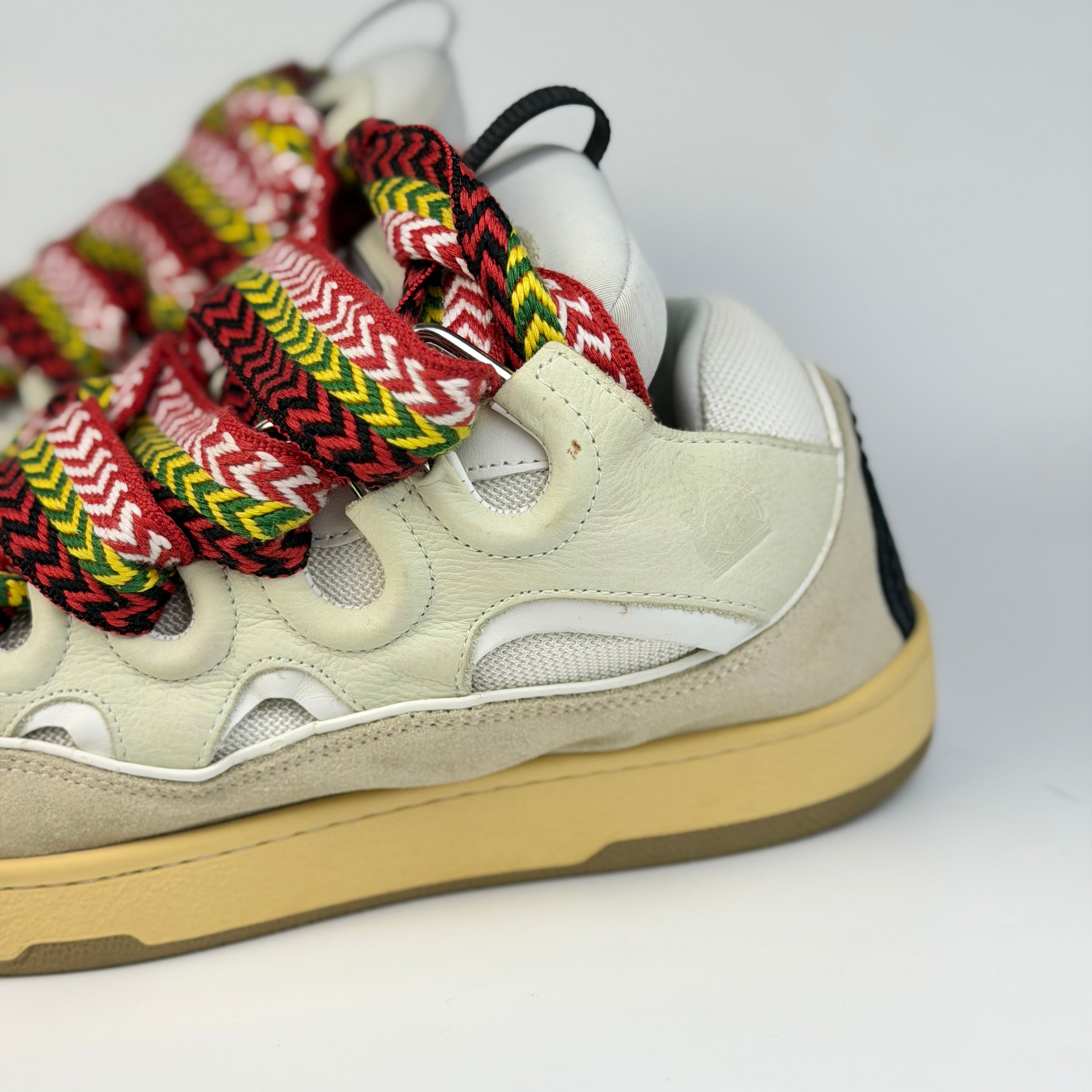 Lanvin Curb White Sneakers