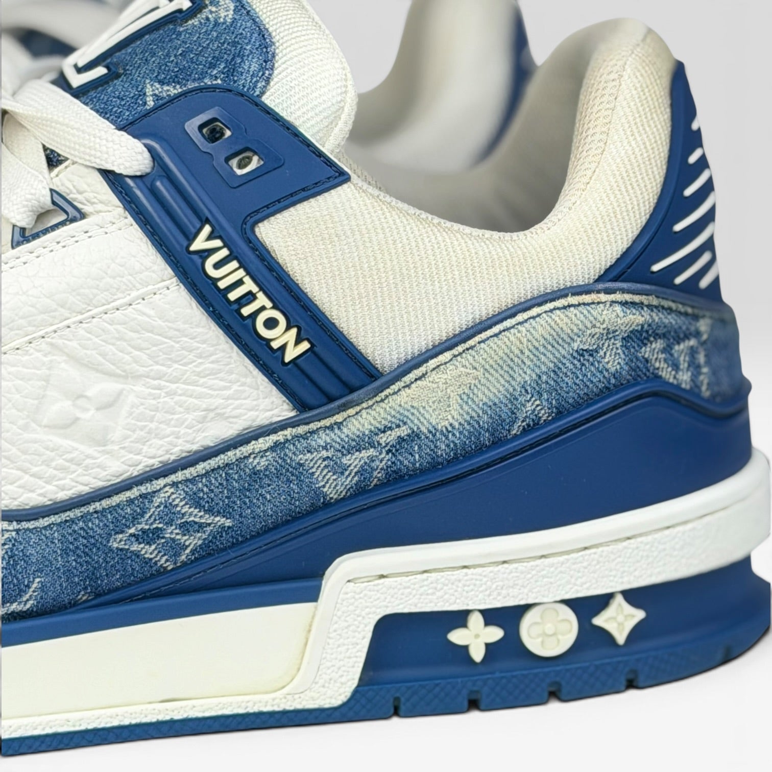 Louis Vuitton LV Trainer Sneaker Denim Monogram