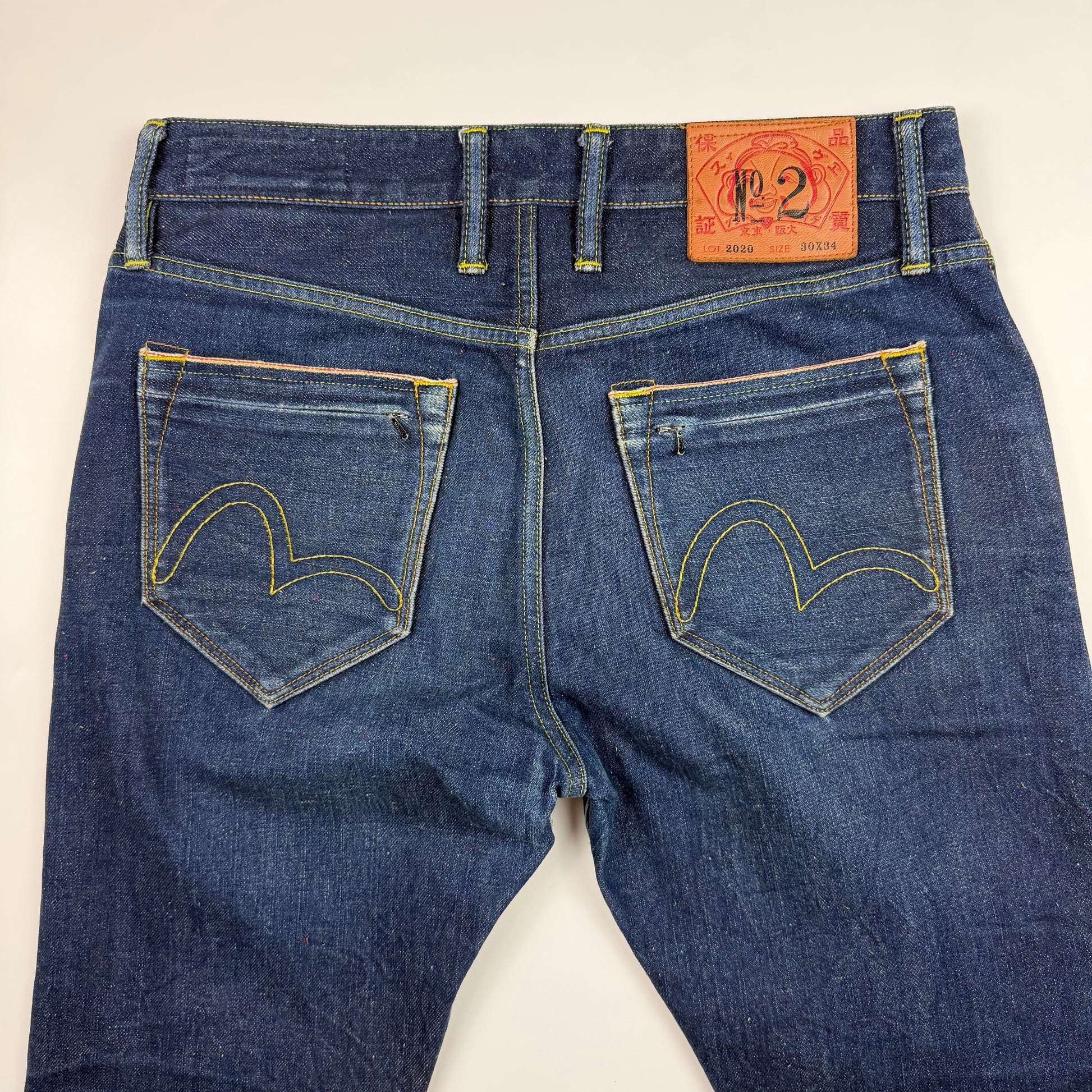 Evisu Seagull Pocket Embroidered Jeans