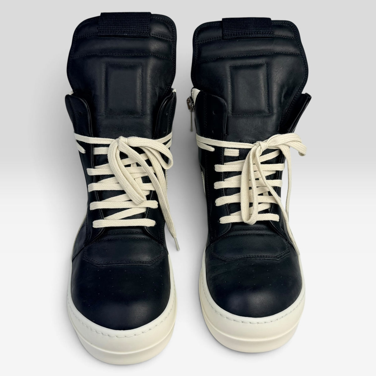 Rick Owens Geobasket Black/Milk