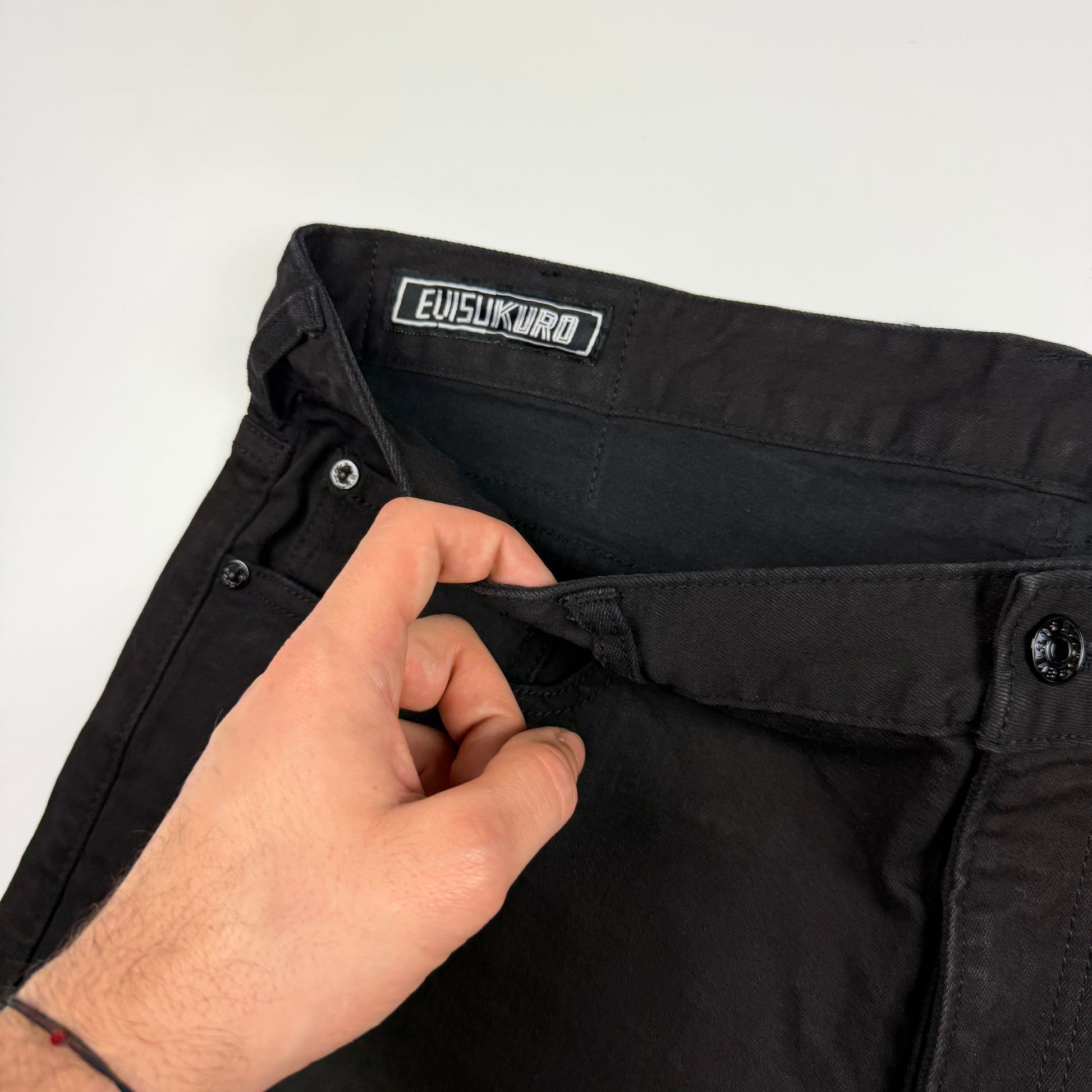 Evisu Kuro Seagull Pocket Jeans