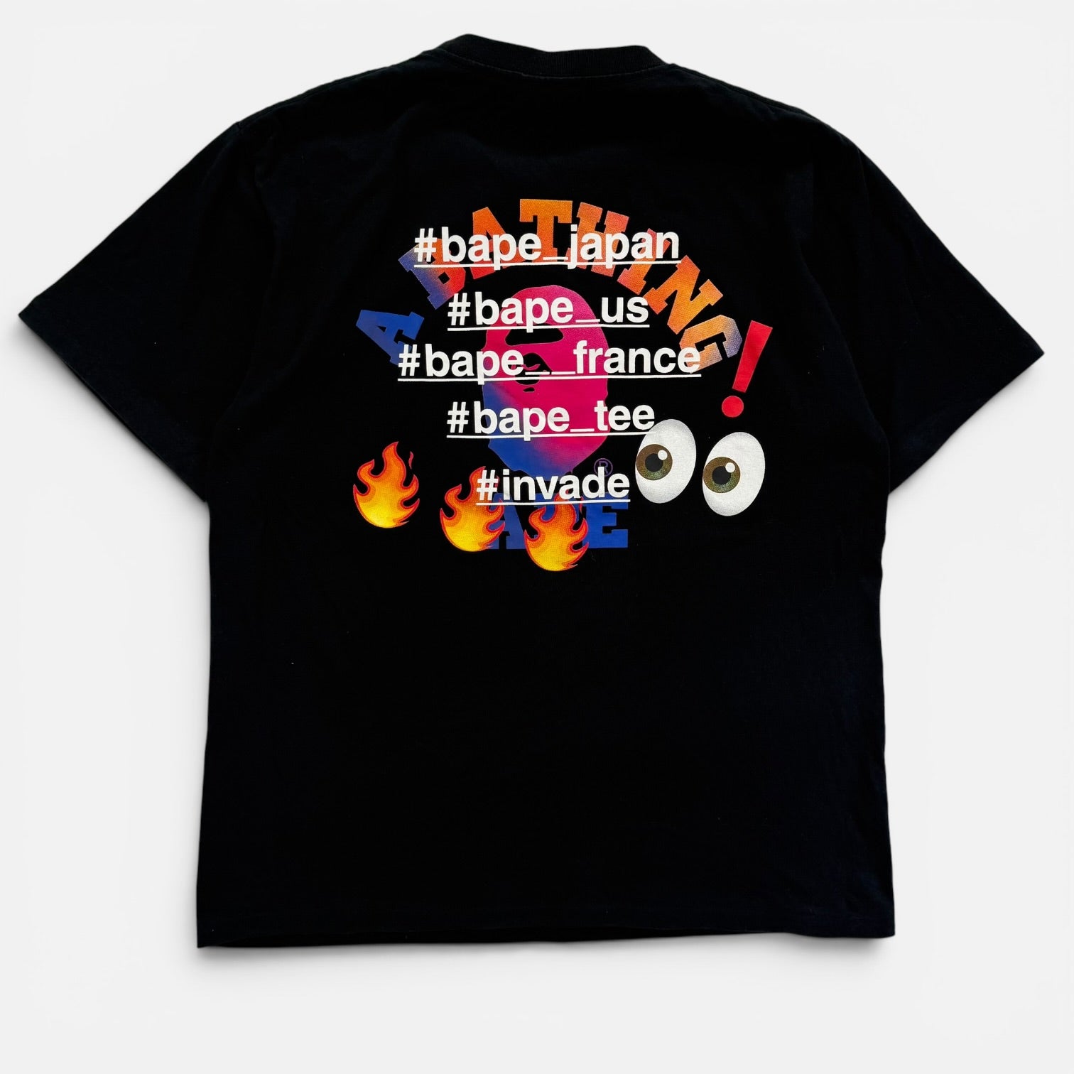 Bape Emoji College Logo T-shirt