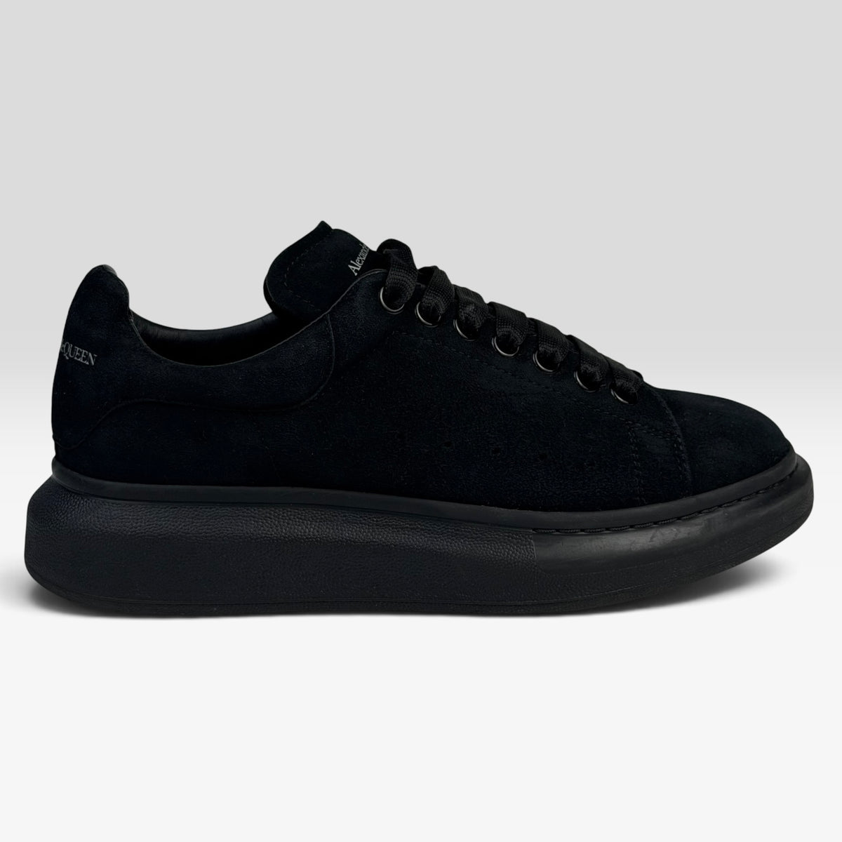 Alexander McQueen Oversized Sneaker Black Suede