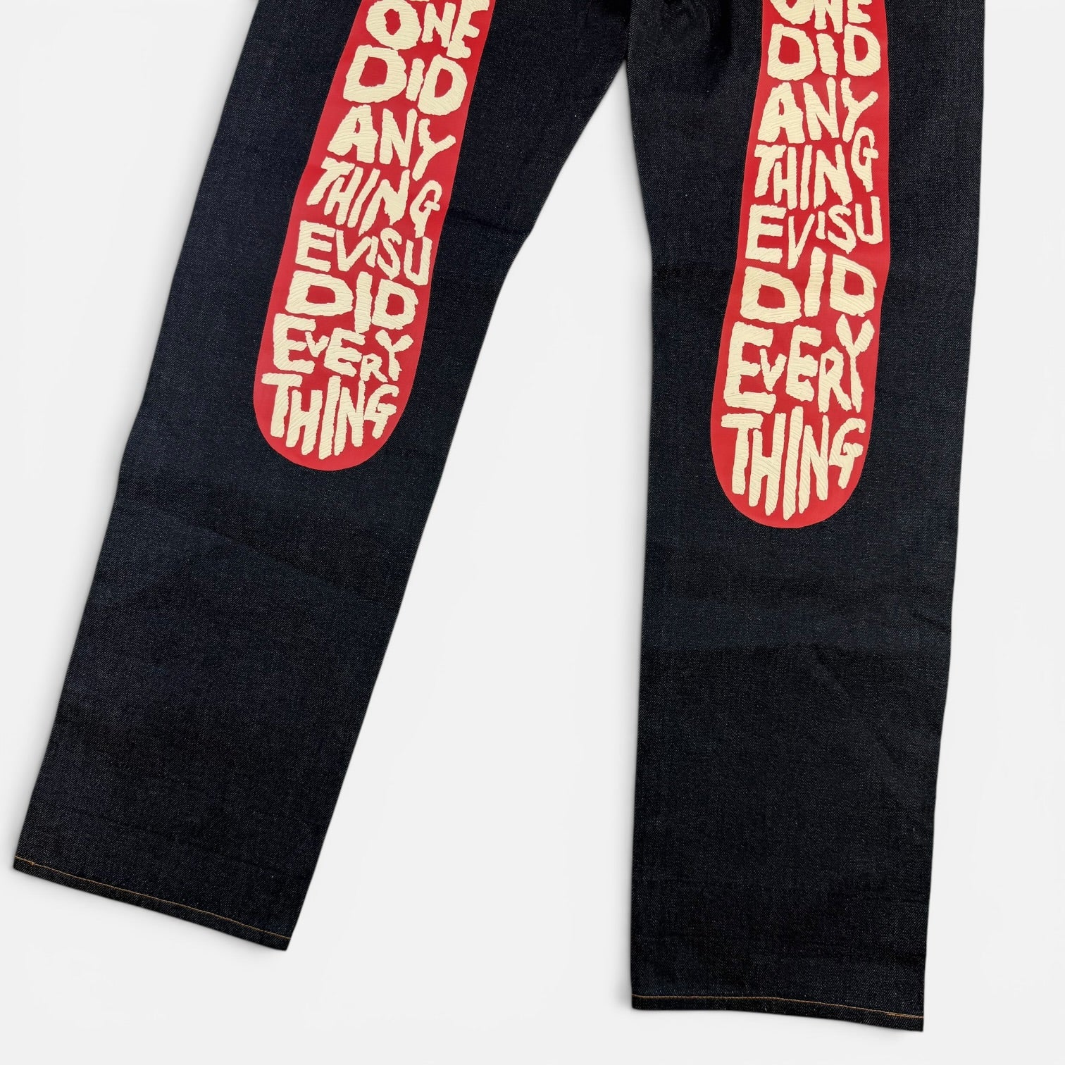 Evisu "Before Anyone Did Anything" Daicock Japanese Denim Red