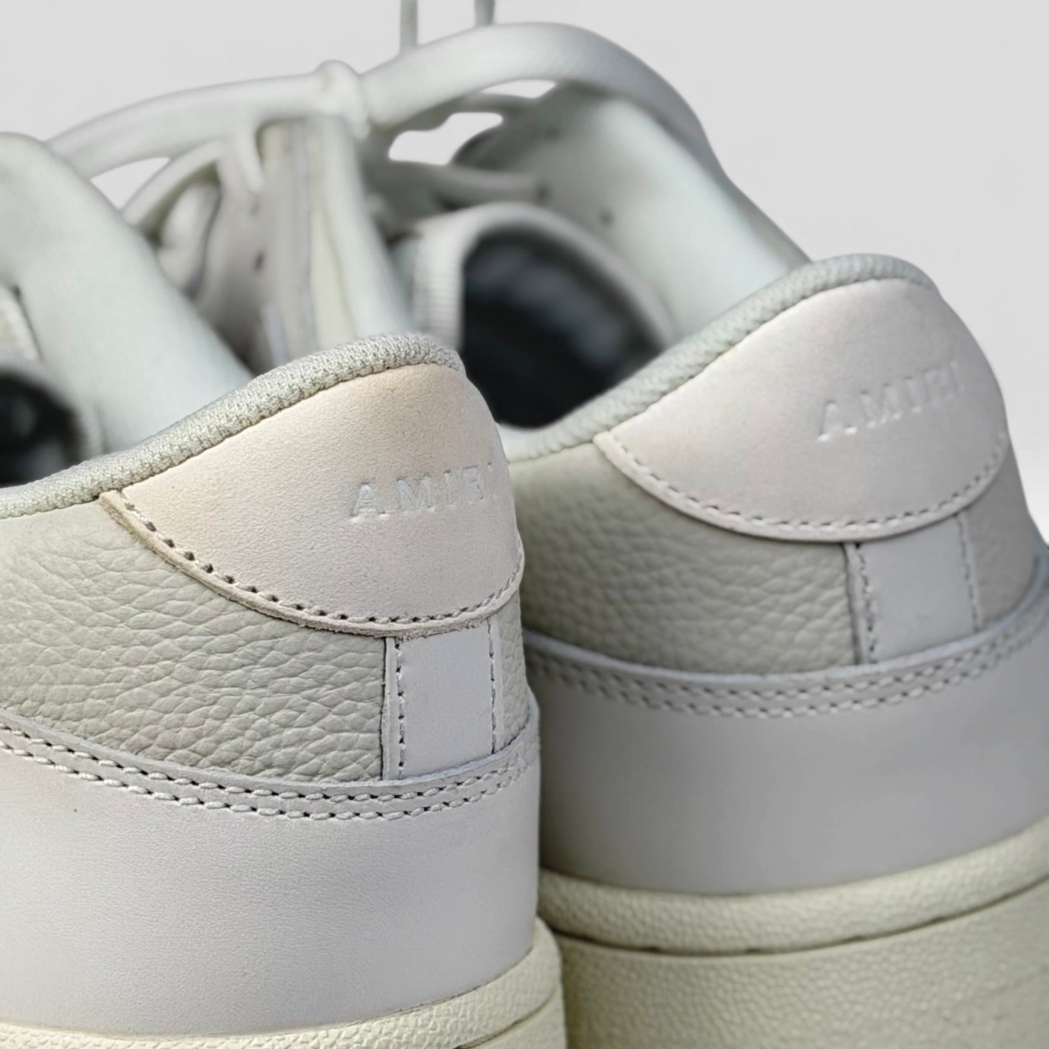 Amiri Skel Top Low White Sneakers