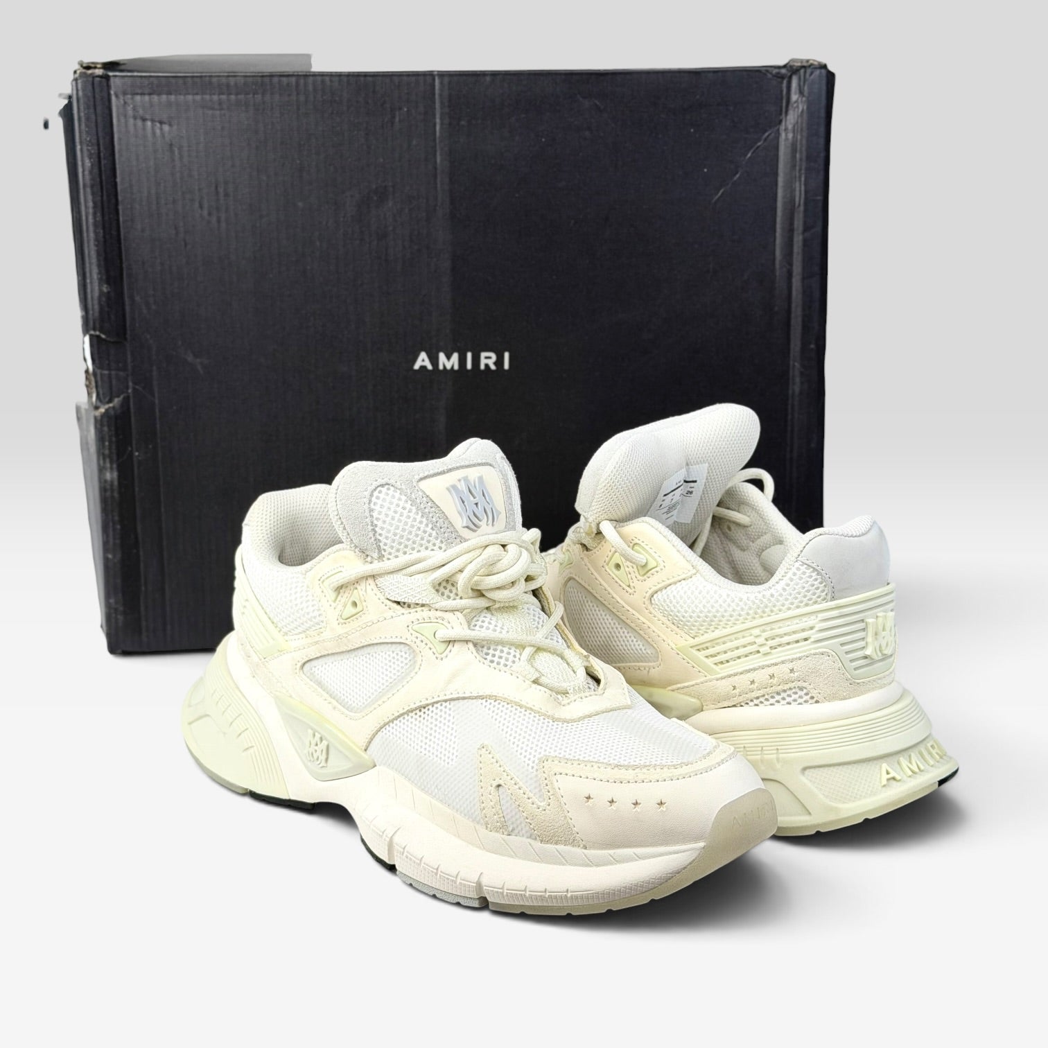 Amiri MA Runner Mesh & Leather Sneakers