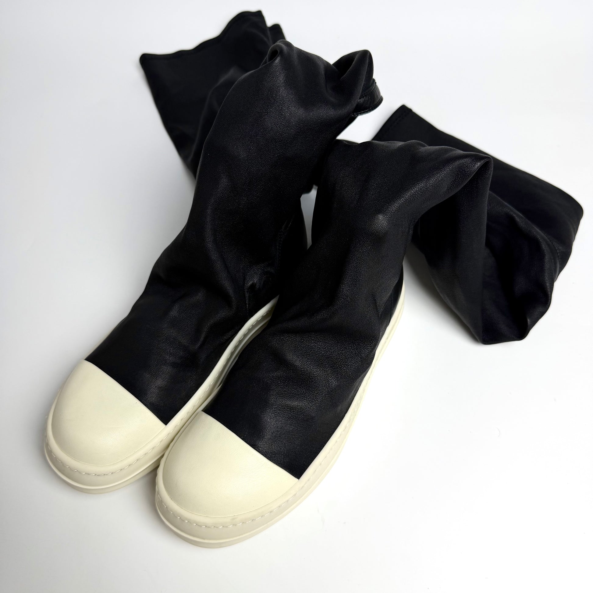 Rick Owens Sock Ramones Thigh Length
