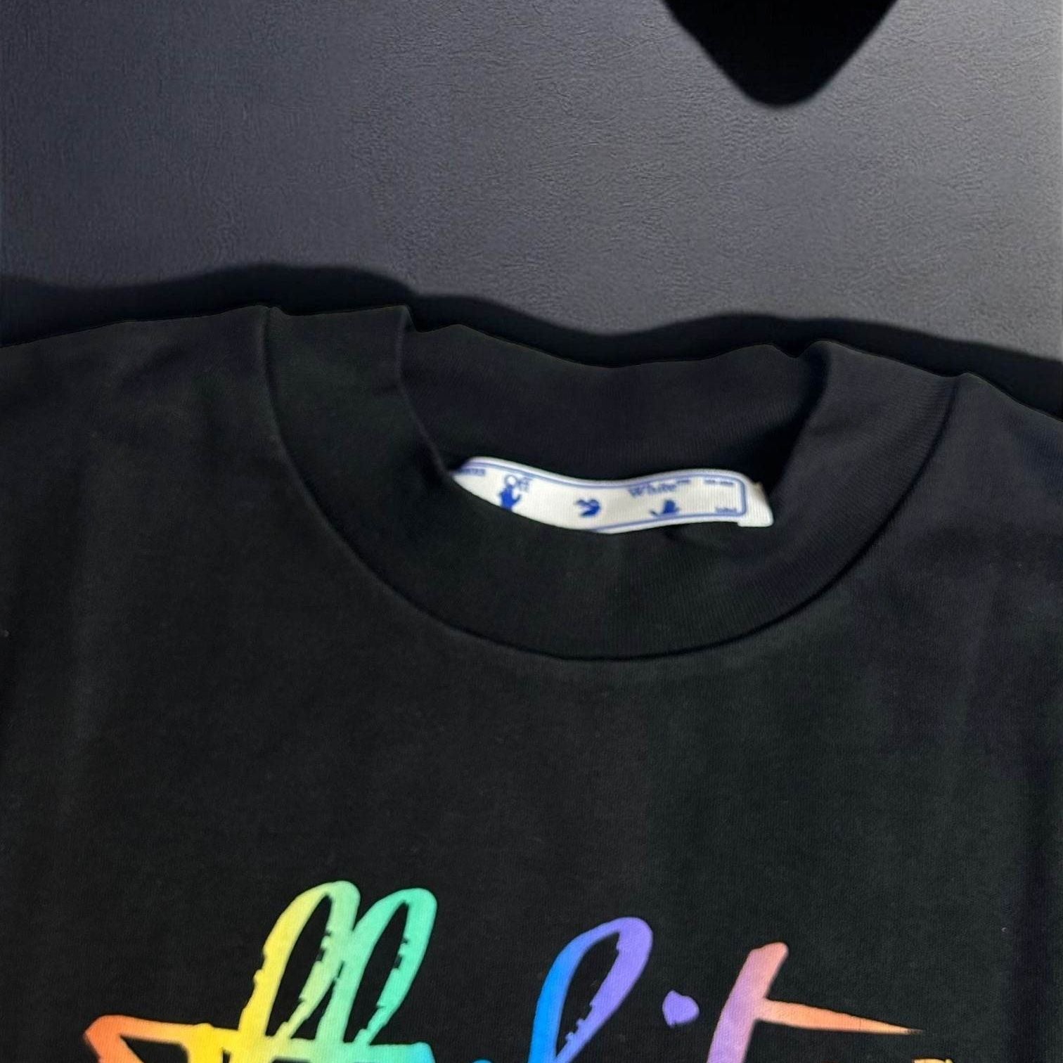 Off-White Rainbow Logo T-shirt - V STEALS