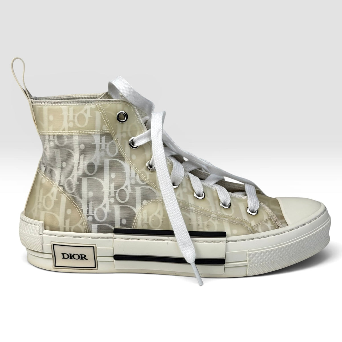 Dior B23 High-Top White Oblique