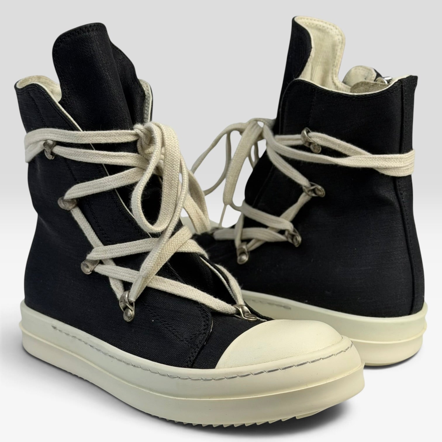 Rick Owens DRKSHDW Hexagram Ramones Denim Black