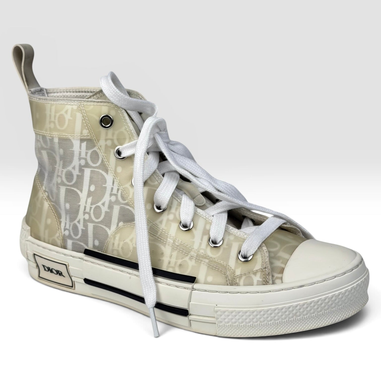 Dior B23 High-Top White Oblique