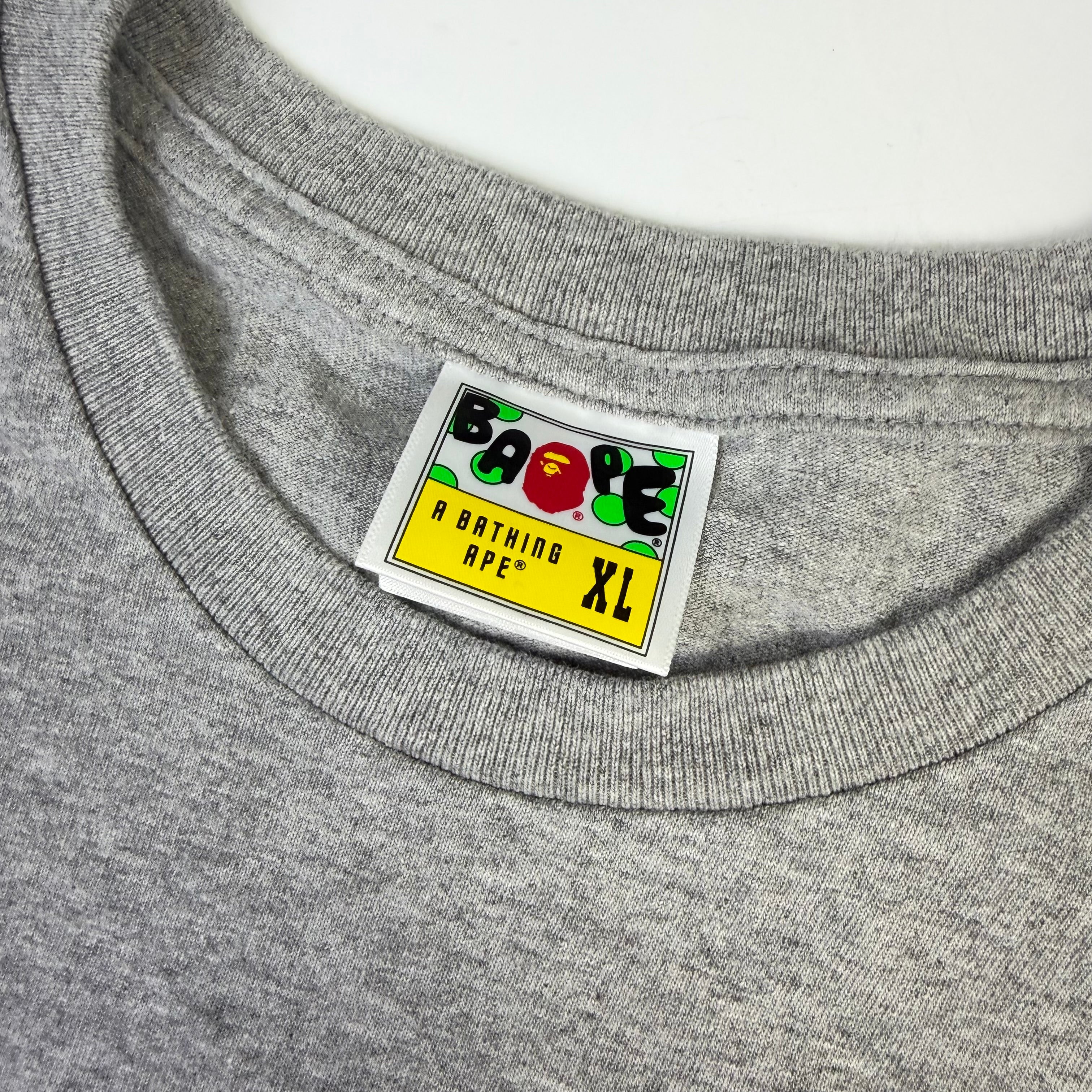 BAPE Big Ape Face T-Shirt Grey