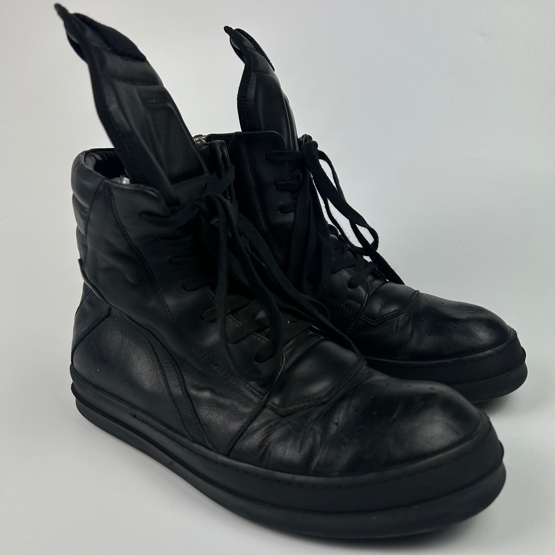 Rick Owens Geobasket Triple Black