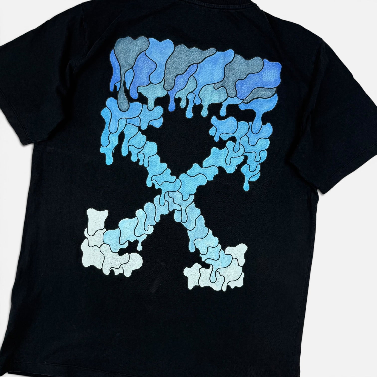 Off-White Blue Marker T-Shirt Black