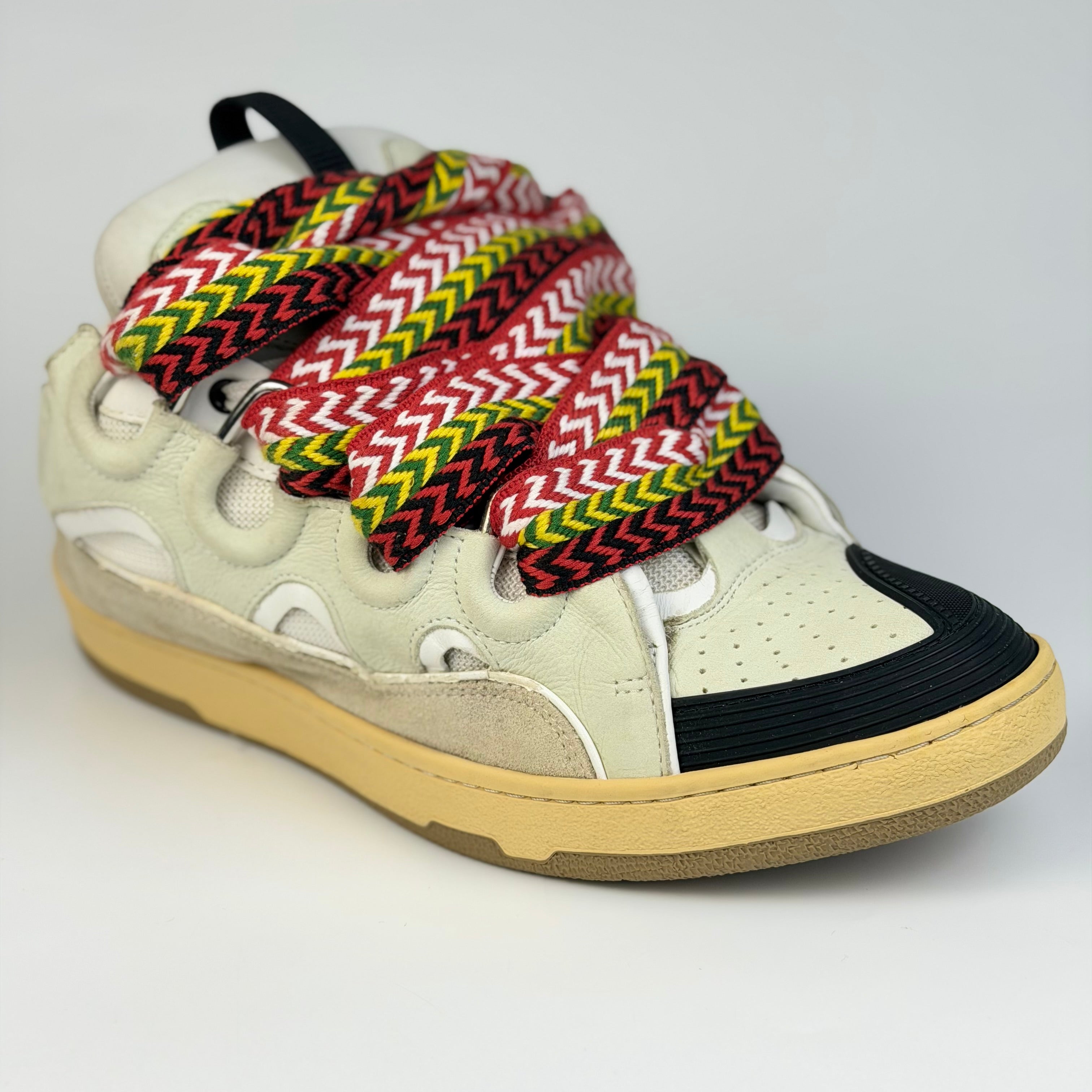 Lanvin Curb White Sneakers