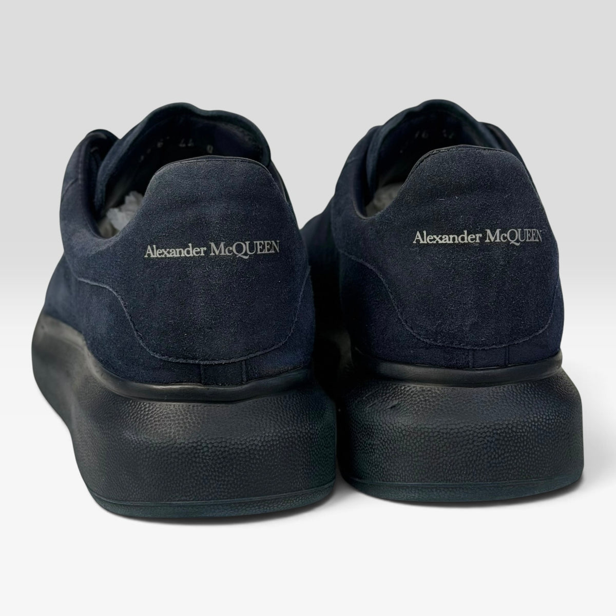 Alexander McQueen Oversized Sneaker Ink Blue Suede