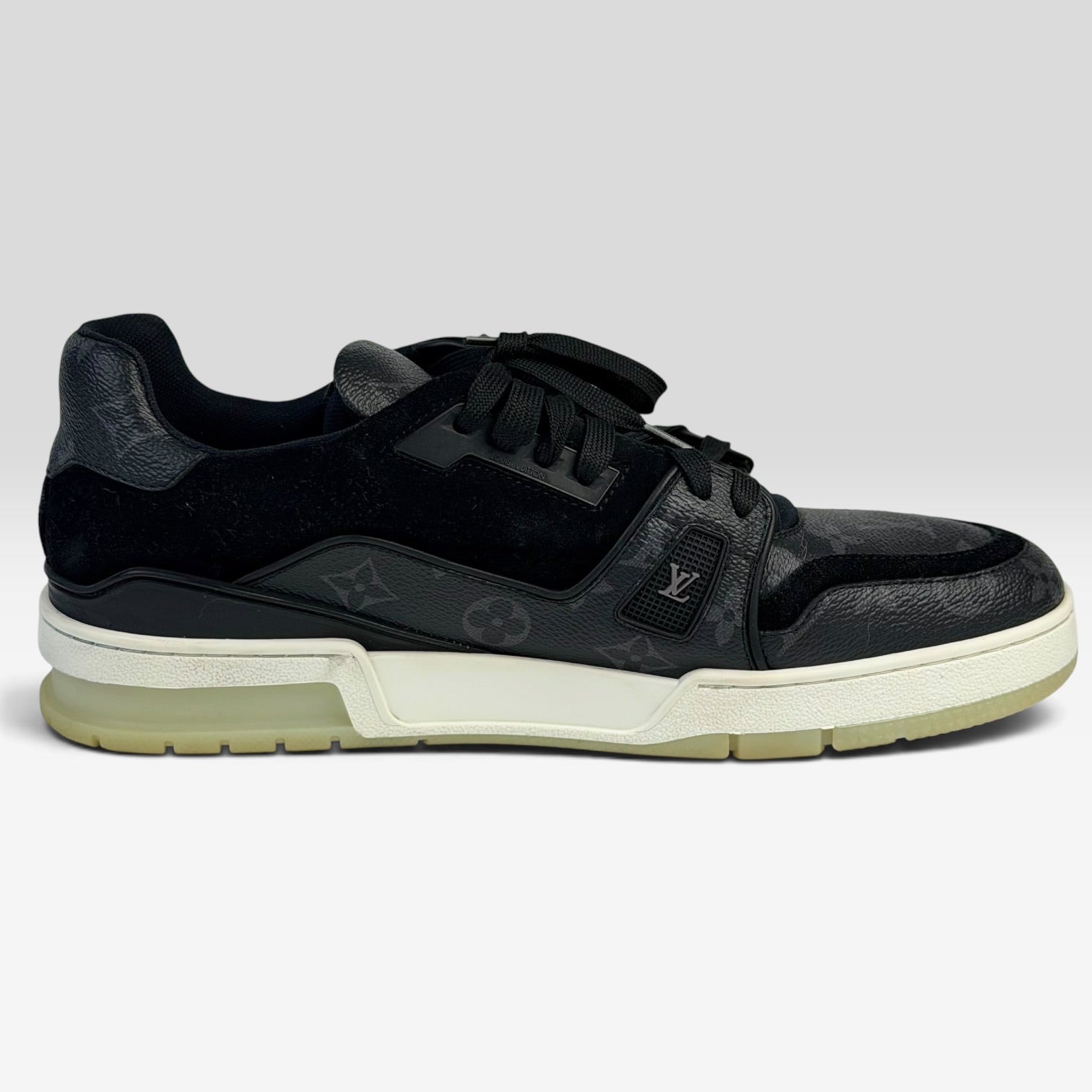 Louis Vuitton LV Trainer Black Monogram